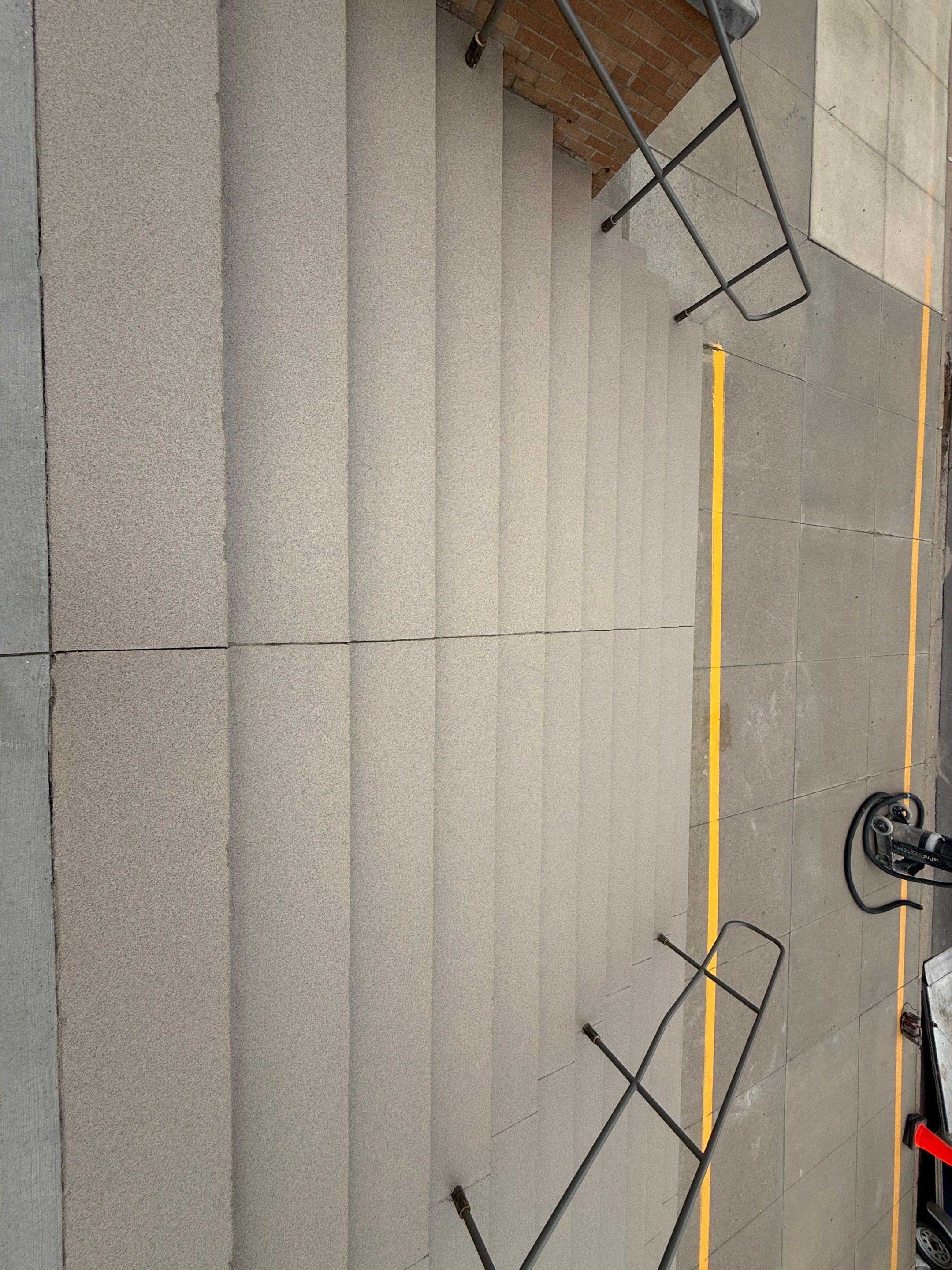 Concrete Stair Repair and Protective Coating in Sioux Falls by Select Painting, Coatings & Garage Cabinets