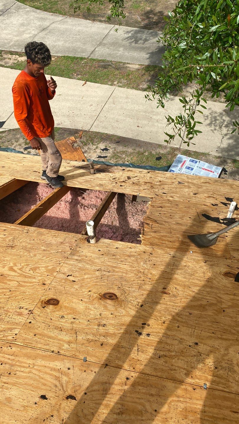 Residential Roofing Installation using Roof Replacement by American Roofing & Construction LLC