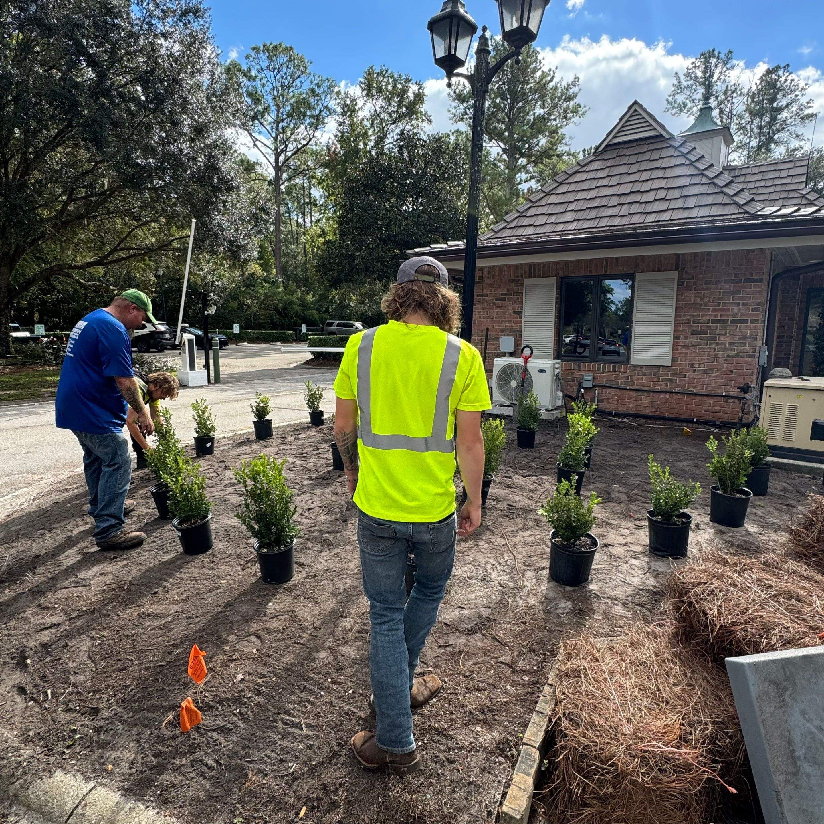 Main Gate Landscaping Project | Deerwood Community by ProGreen Services