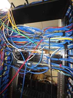 Structured cabling installation by CimaSolutions