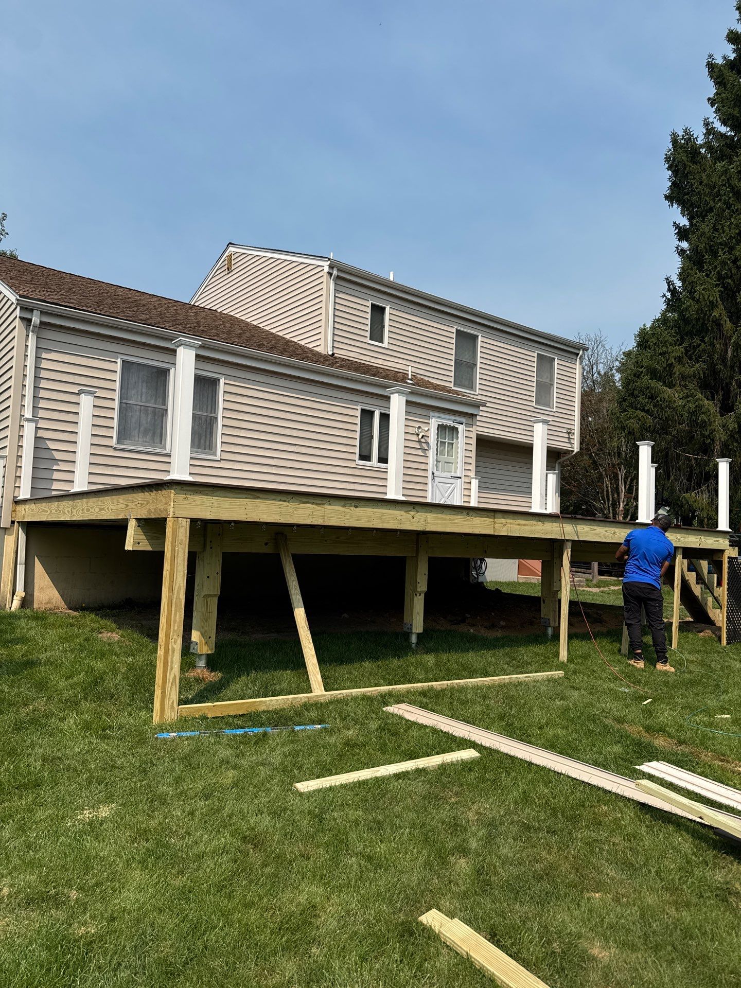 New Deck in Mendham, New Jersey by deck guardian