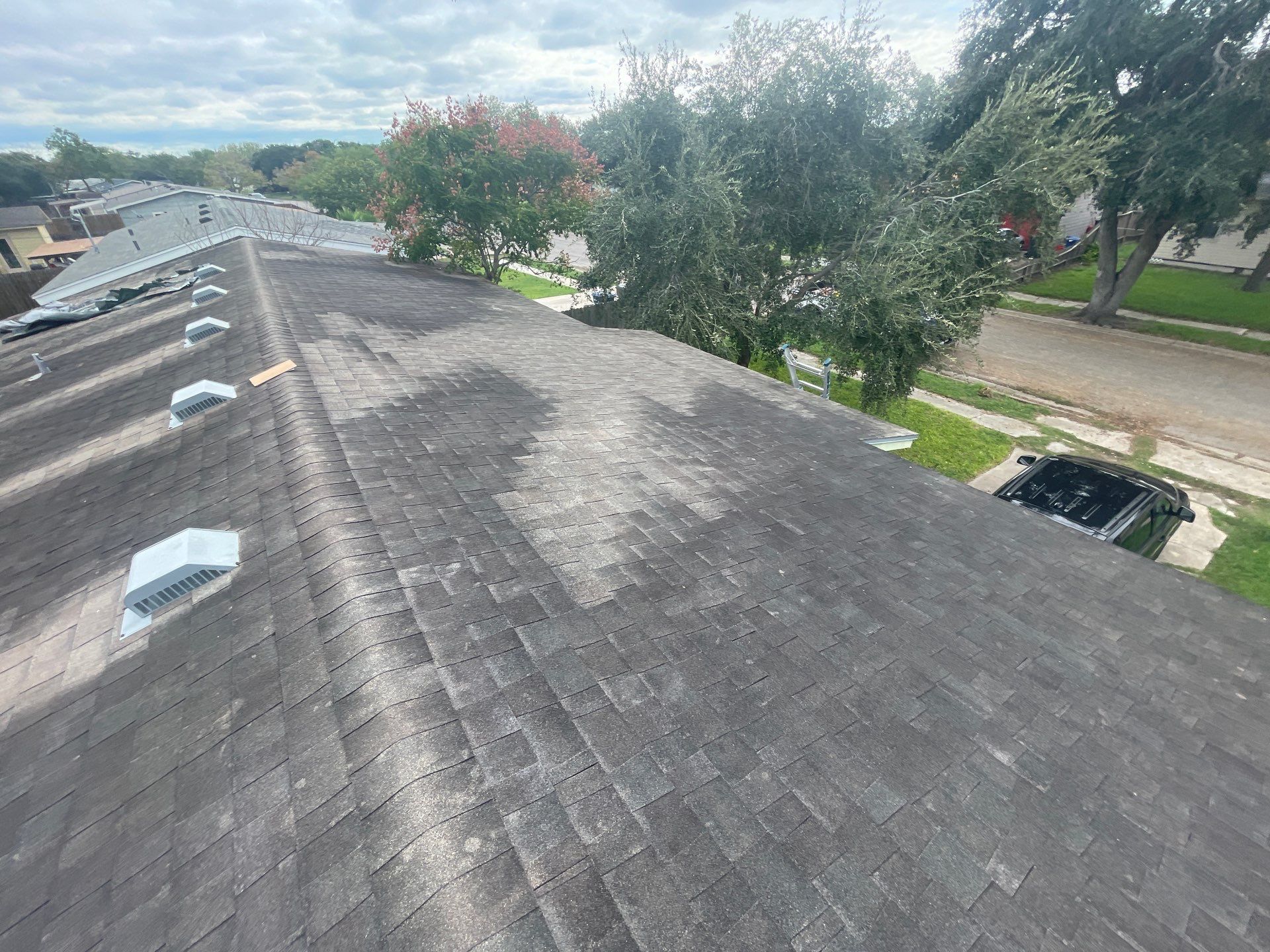 Residential Roofing Installation using GAF HDZ Charcoal by Lighthouse Roofing