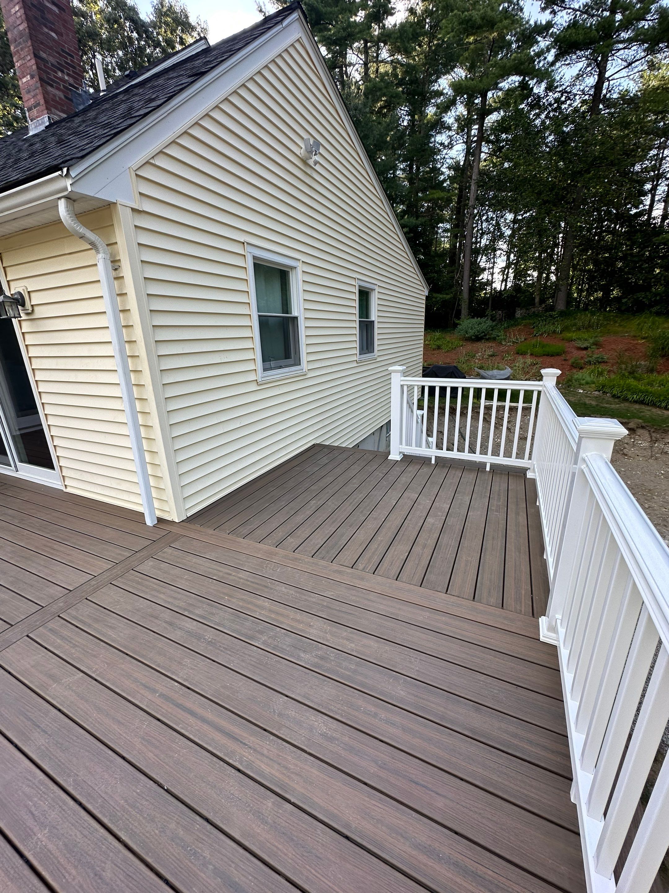 New Deck buit in Medfield MA by UBrothers Construction