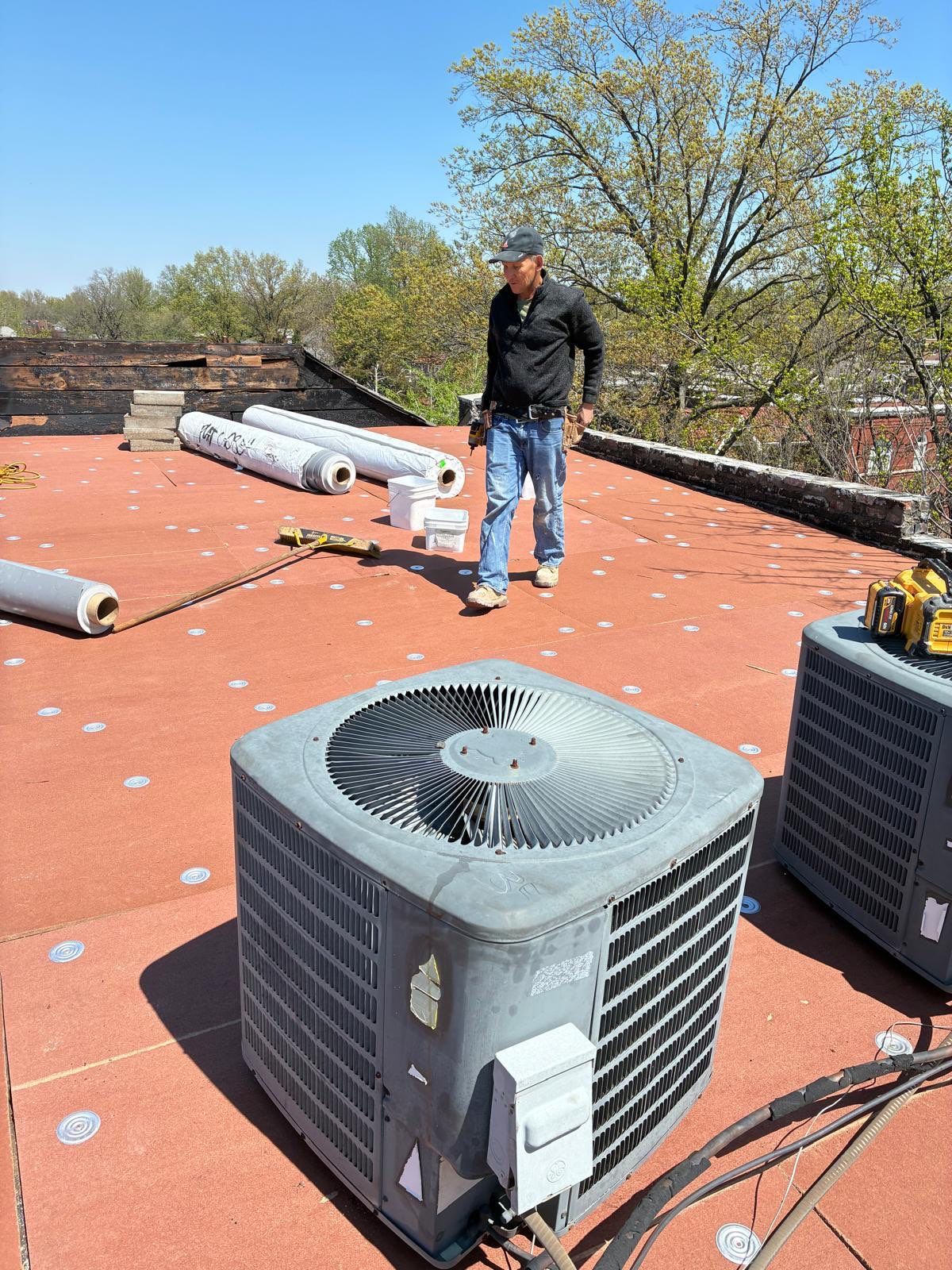 Multi-Family TPO Roof Installation and Masonry Repair in St. Louis by Acute Roofing And Exteriors