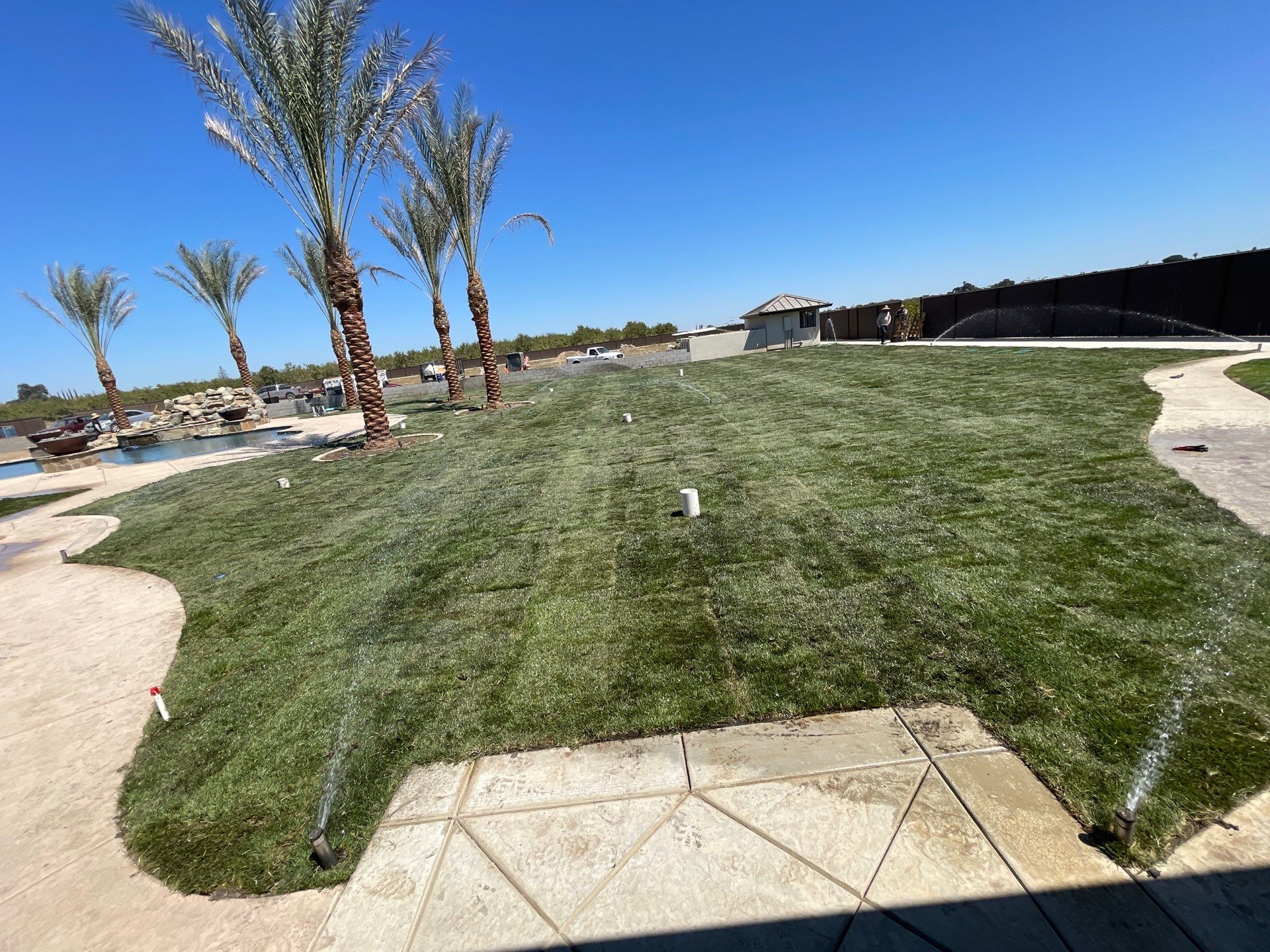 Project in Lodi by A - G Sod Farms