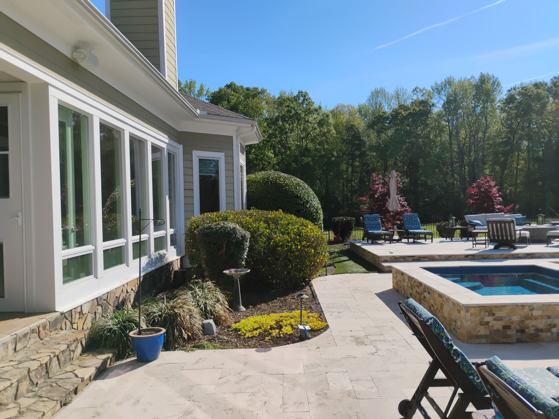 Trimming and landscaping in Hillsborough by Martinez Brother’s Nc Landscaping Inc