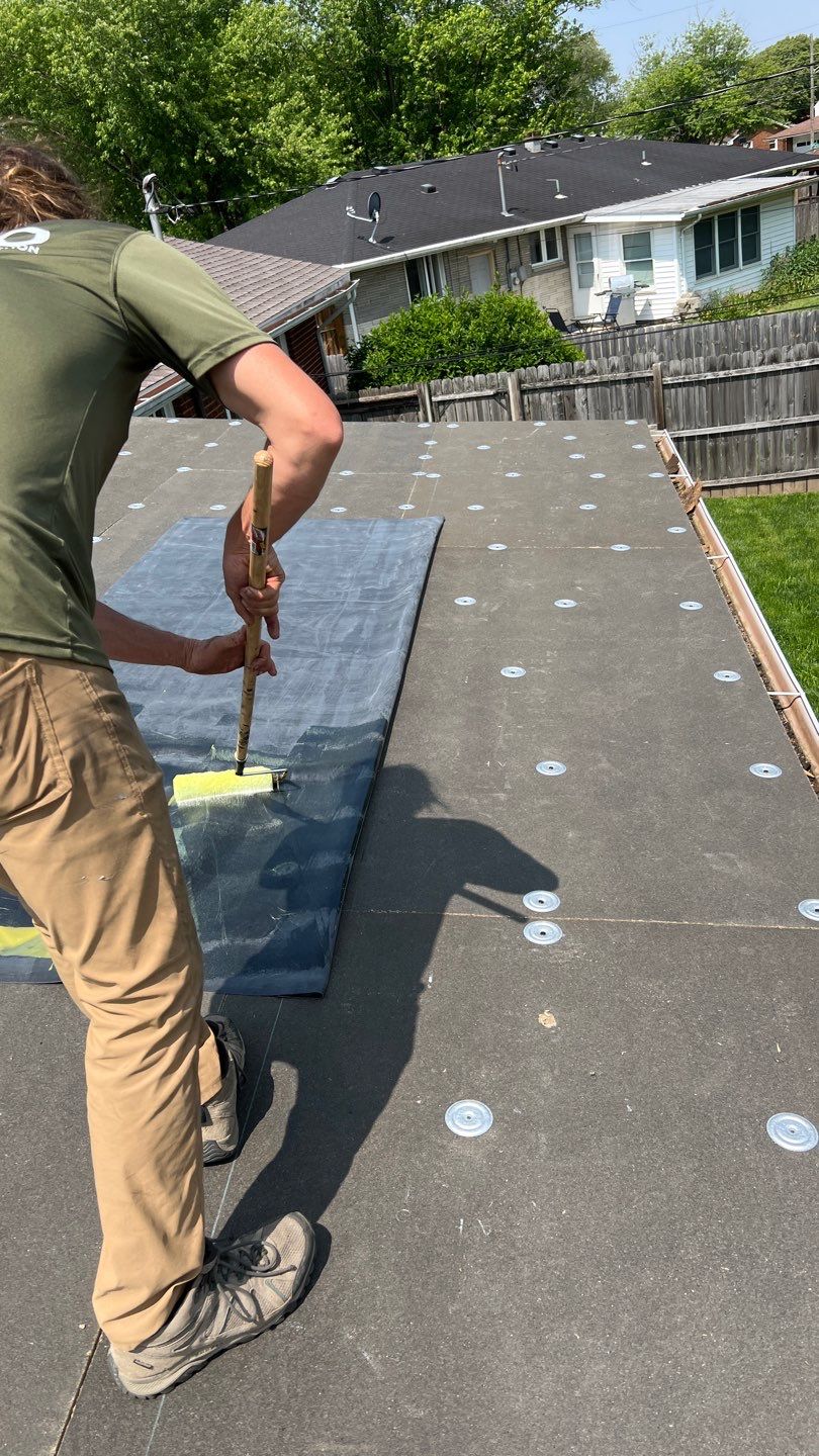 Residential Roofing Installation using GAF Timberline HDZ Mission Brown by Nitro Roofing and Construction
