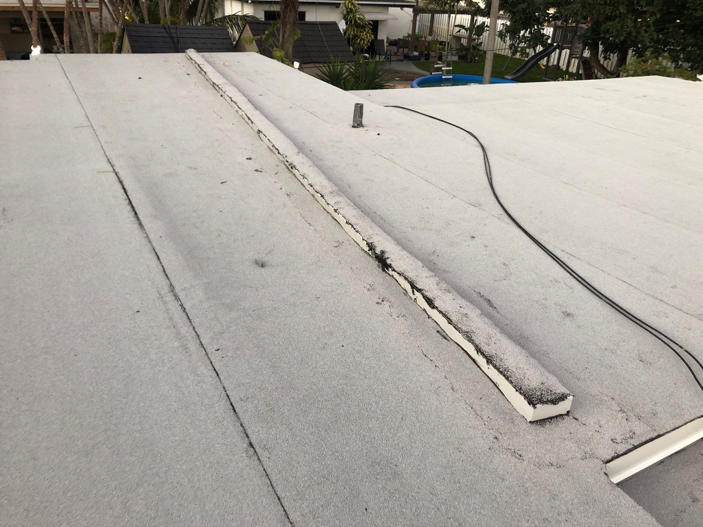 Residential Re-Roof using Polyglass Self-Adhered Flat Deck by First Due Roofing