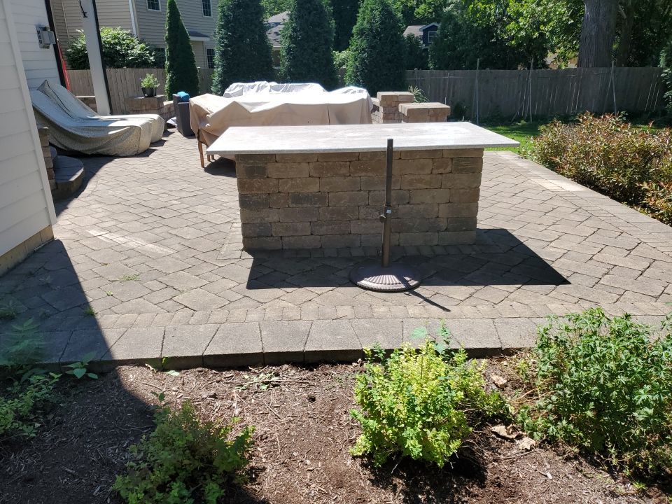 Brick paver clean, sand and seal.  using Surebond SB-1300 by Northern Power Washing LLC.