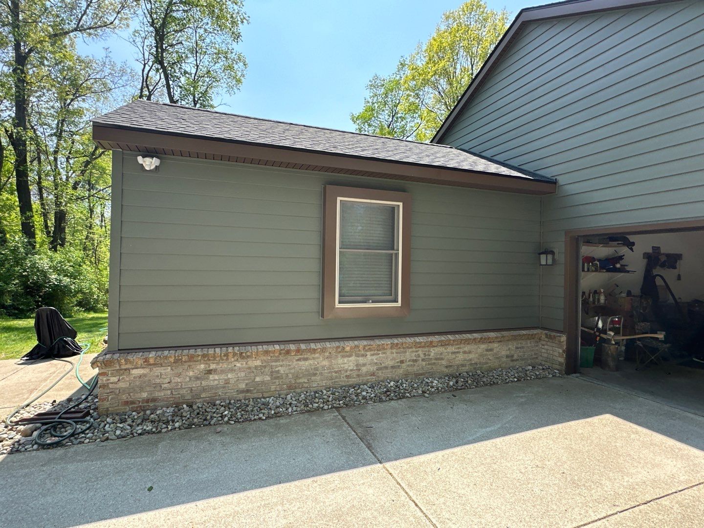 Siding Replacement using Alside S7 Cedar Mill Grain Composite by 180 Contractors