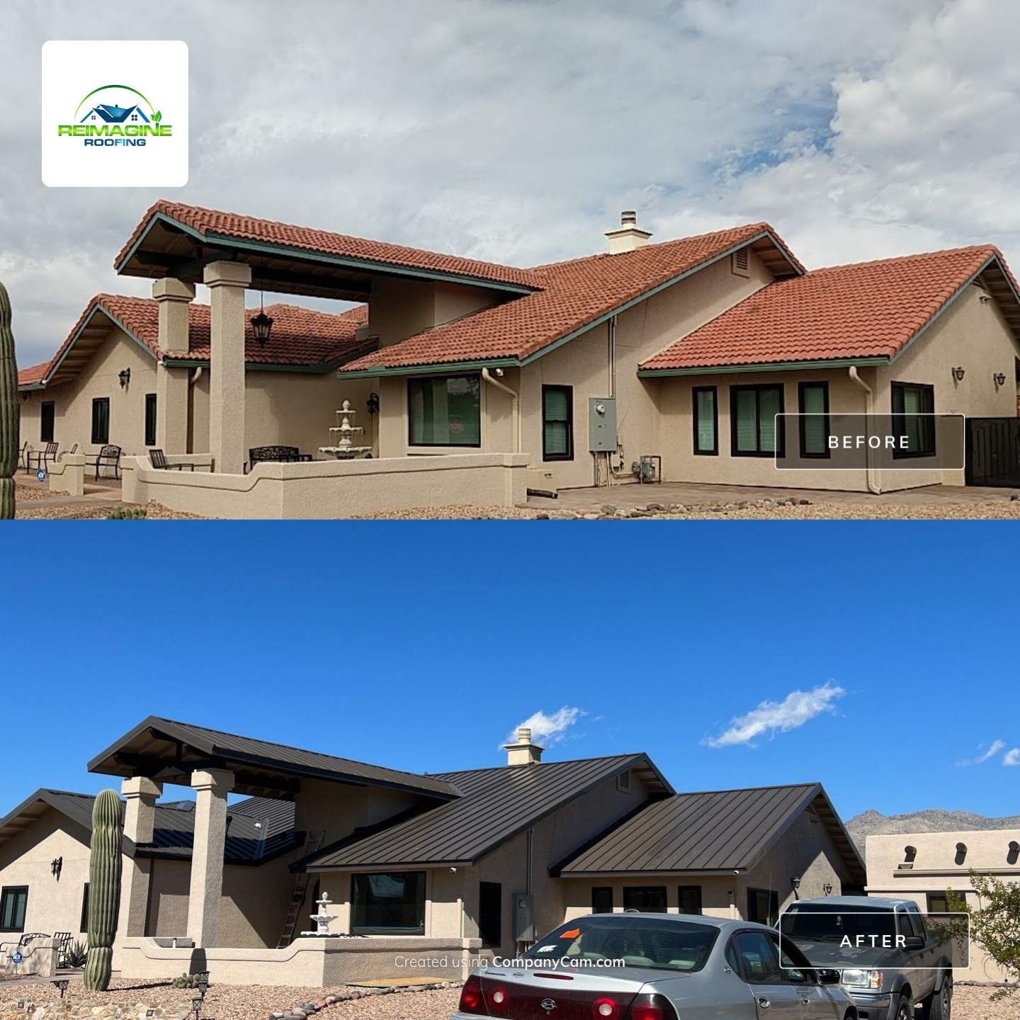 Charcoal Gray Standing Seam by Reimagine Roofing