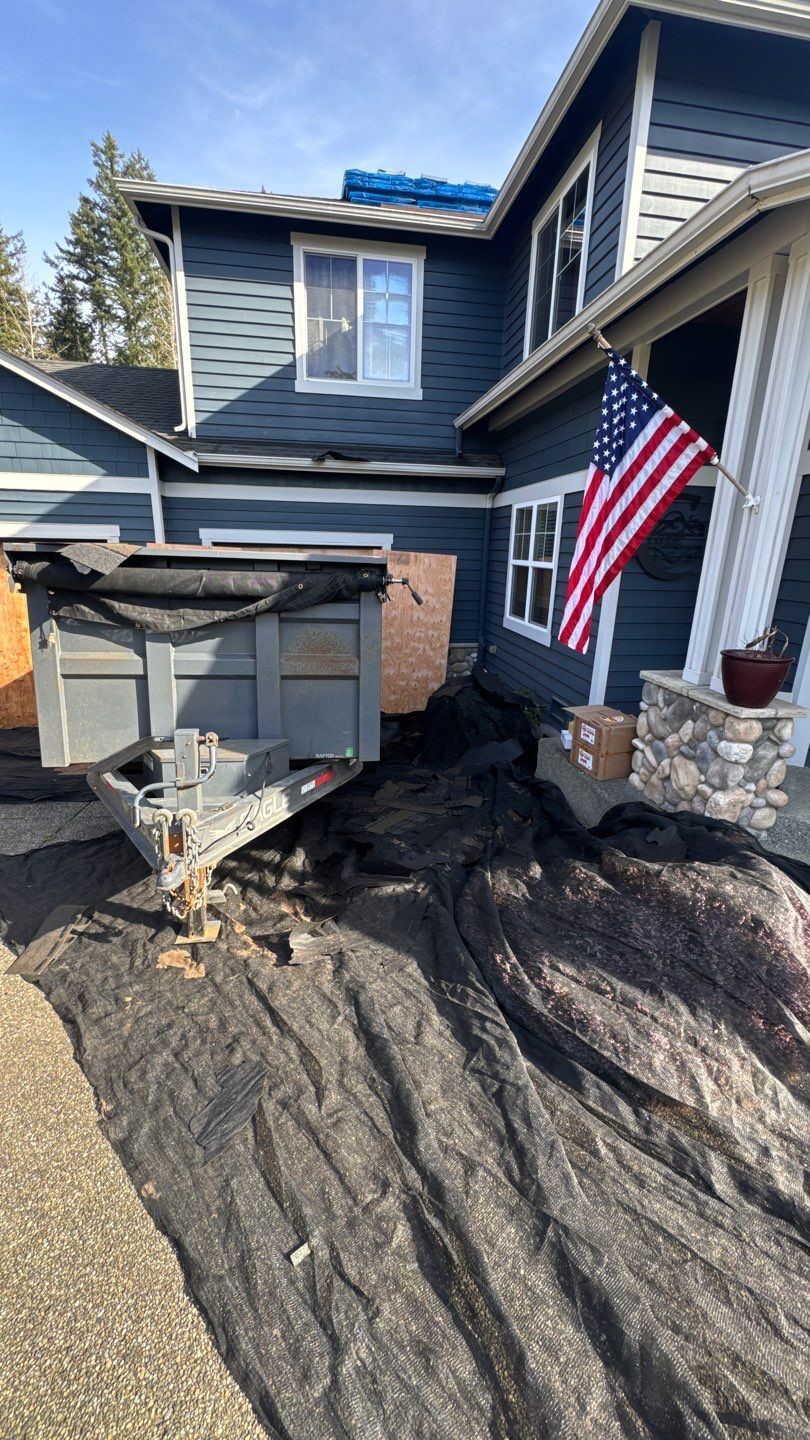 Residential Roofing Installation using GAF UHDZ Shingles by Roofing Formula LLC