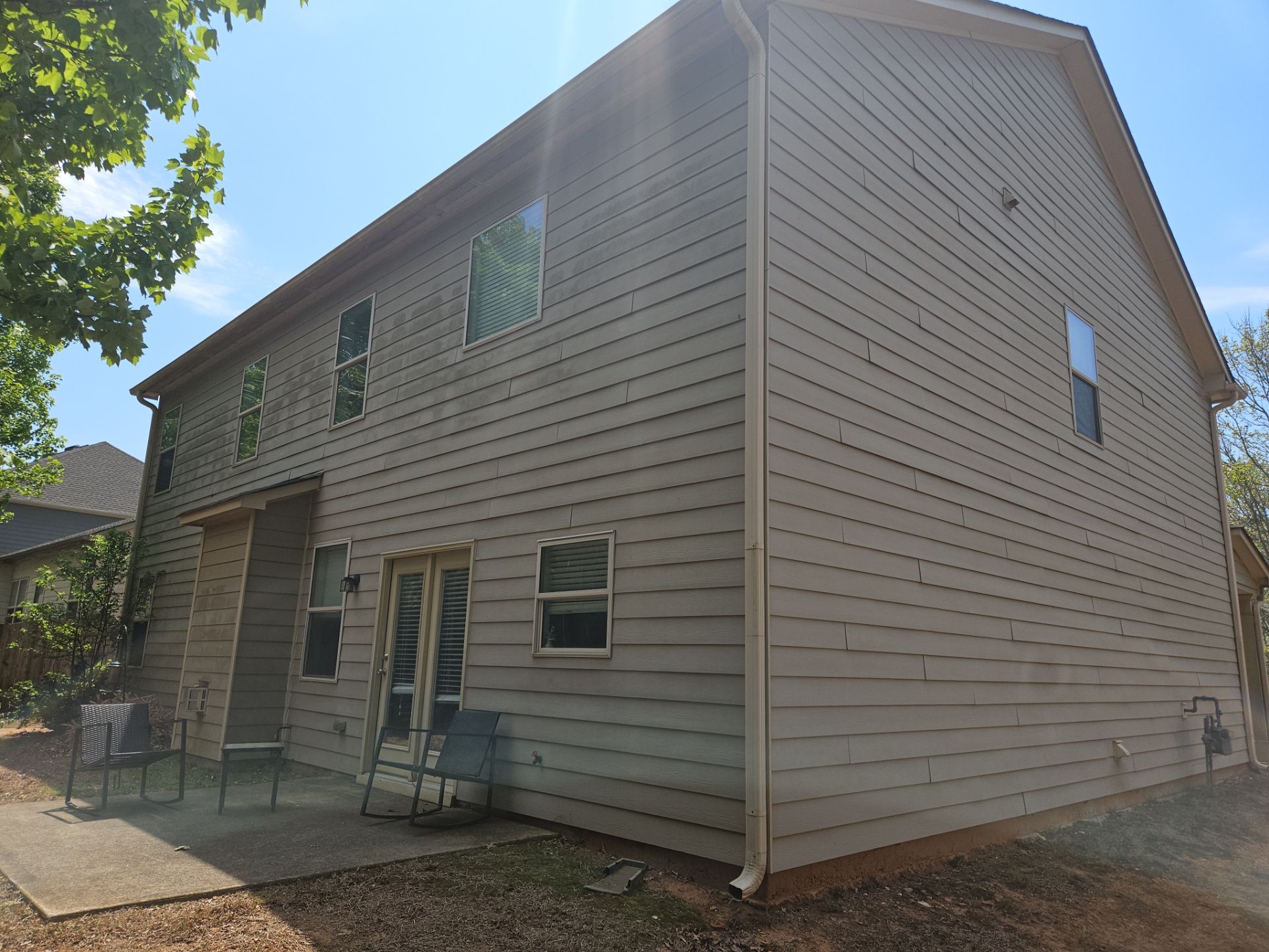 Acworth, GA Partial Siding Replacement using James Hardie Lap Siding by Nelson Exteriors 