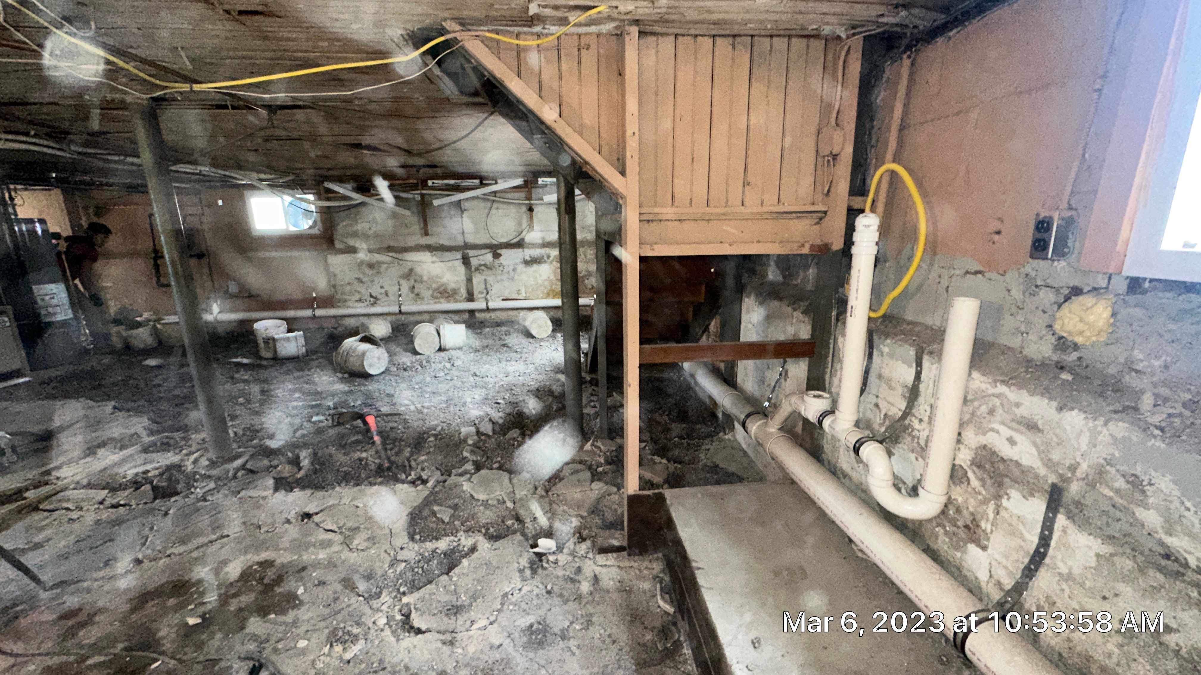 Interior French Drain, Lally Column Replacement & Concrete Floor Replacement in South Orange, NJ by Pure Service Pro, LLC