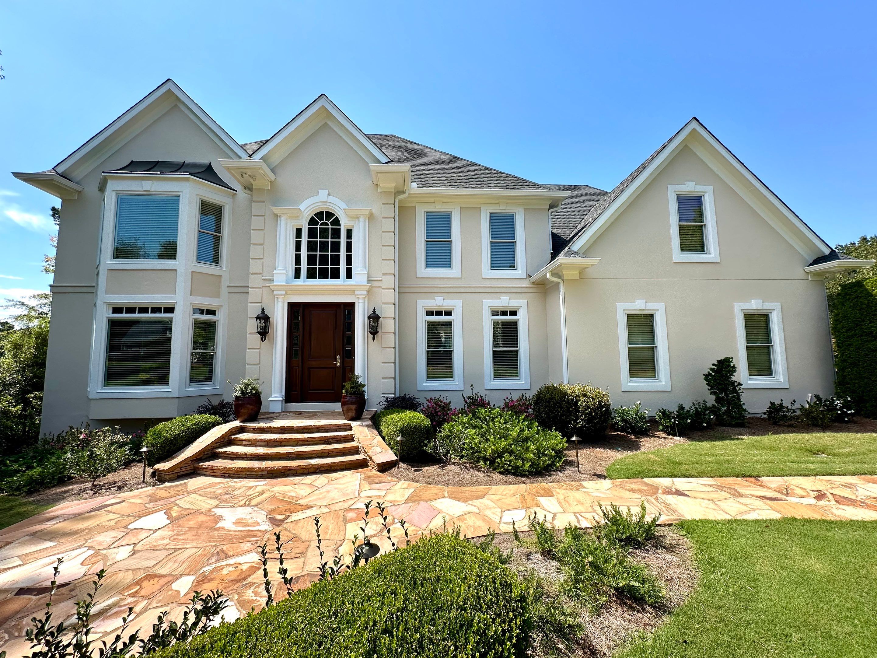 Exterior Transformation in Jonhs Creek by Atlanta's Paint Doctor