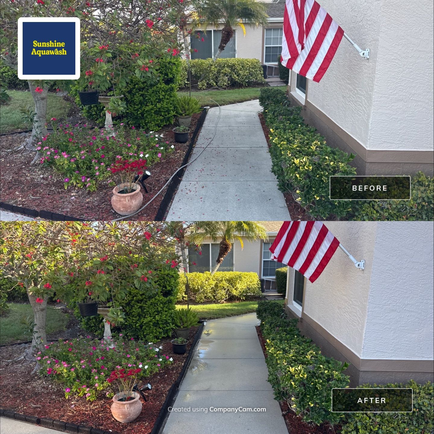 Paver Patio, Driveway & Sidewalk Cleaning in Terra Ceia, FL – Captain’s Court Condos by Sunshine AquaWash
