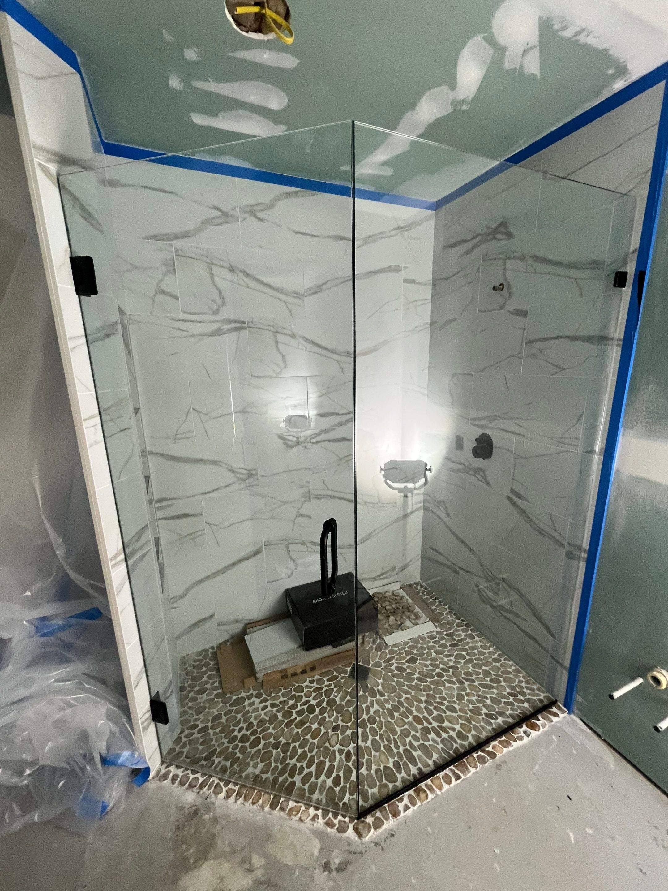 Shower Pictures by Custom Glass Service