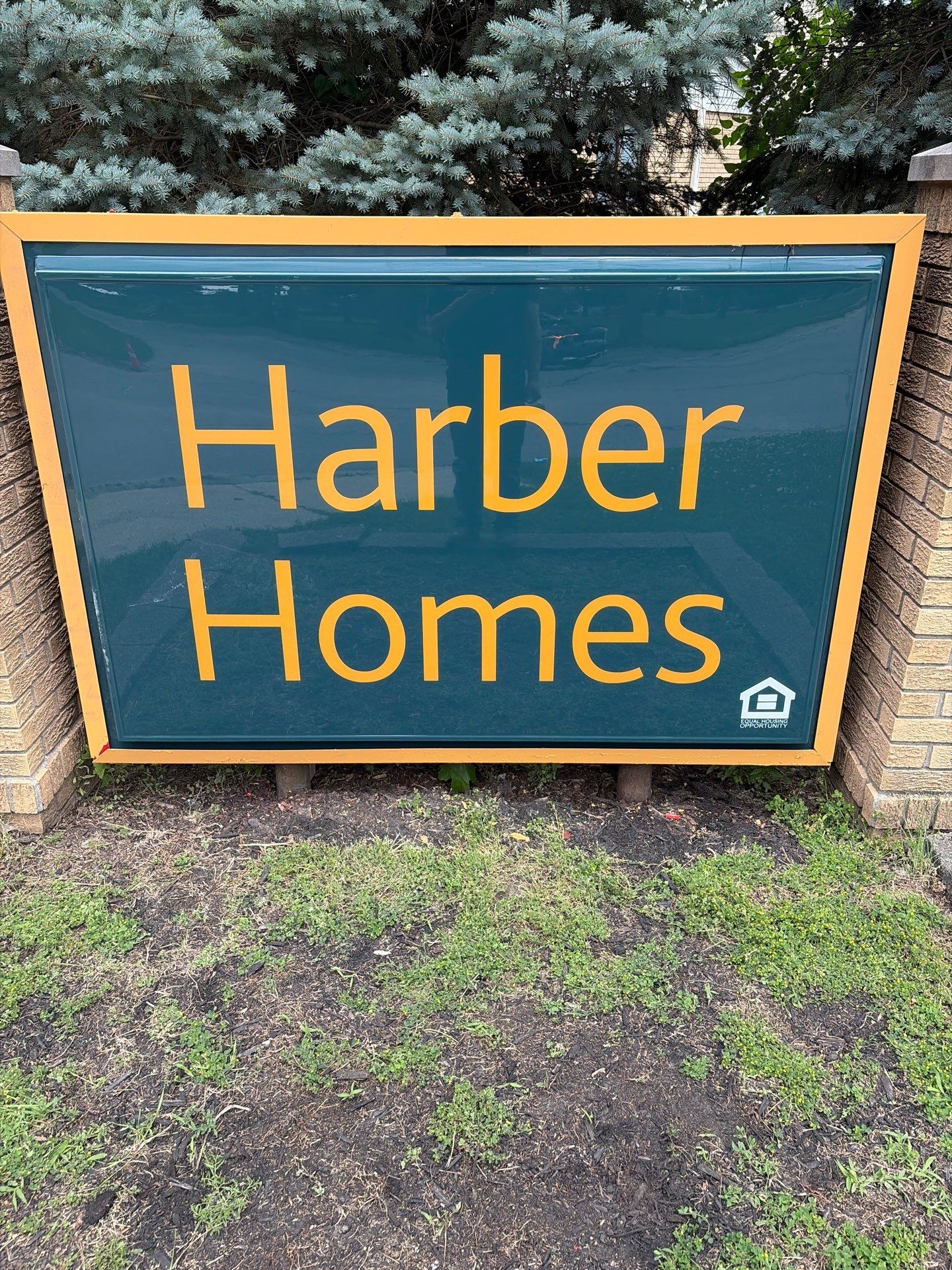 Harber Homes Apartments Monument Sign Replacement and LED Retrofit by Hayes Design co