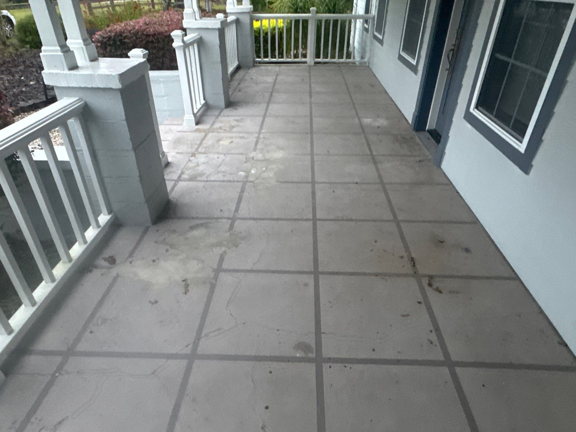 Front Porch in Newberry, Fl in Mount Everest by Cross Creek Concrete Coatings