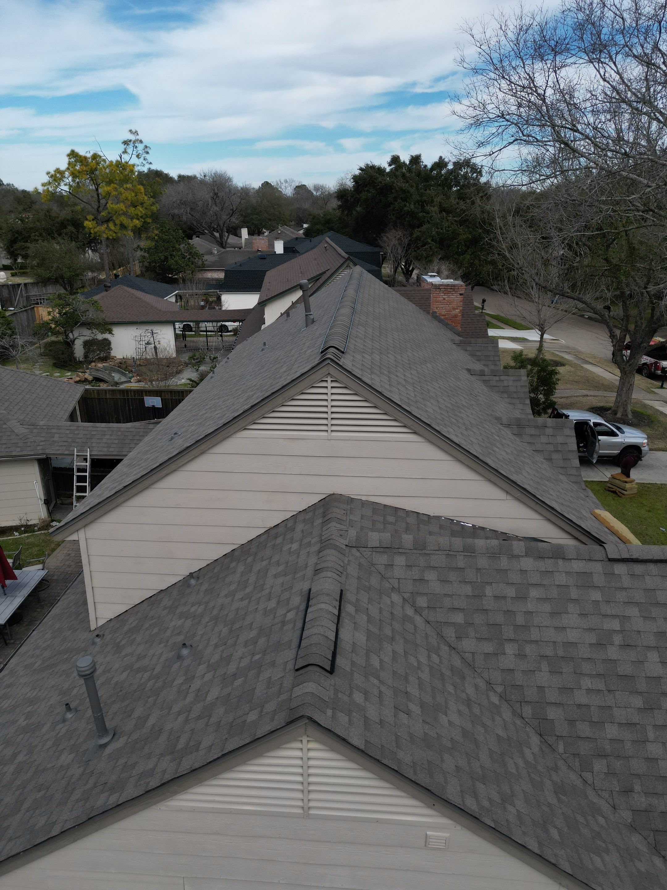 IKO Cambridge Weathered Wood by HHH Roofing & Construction