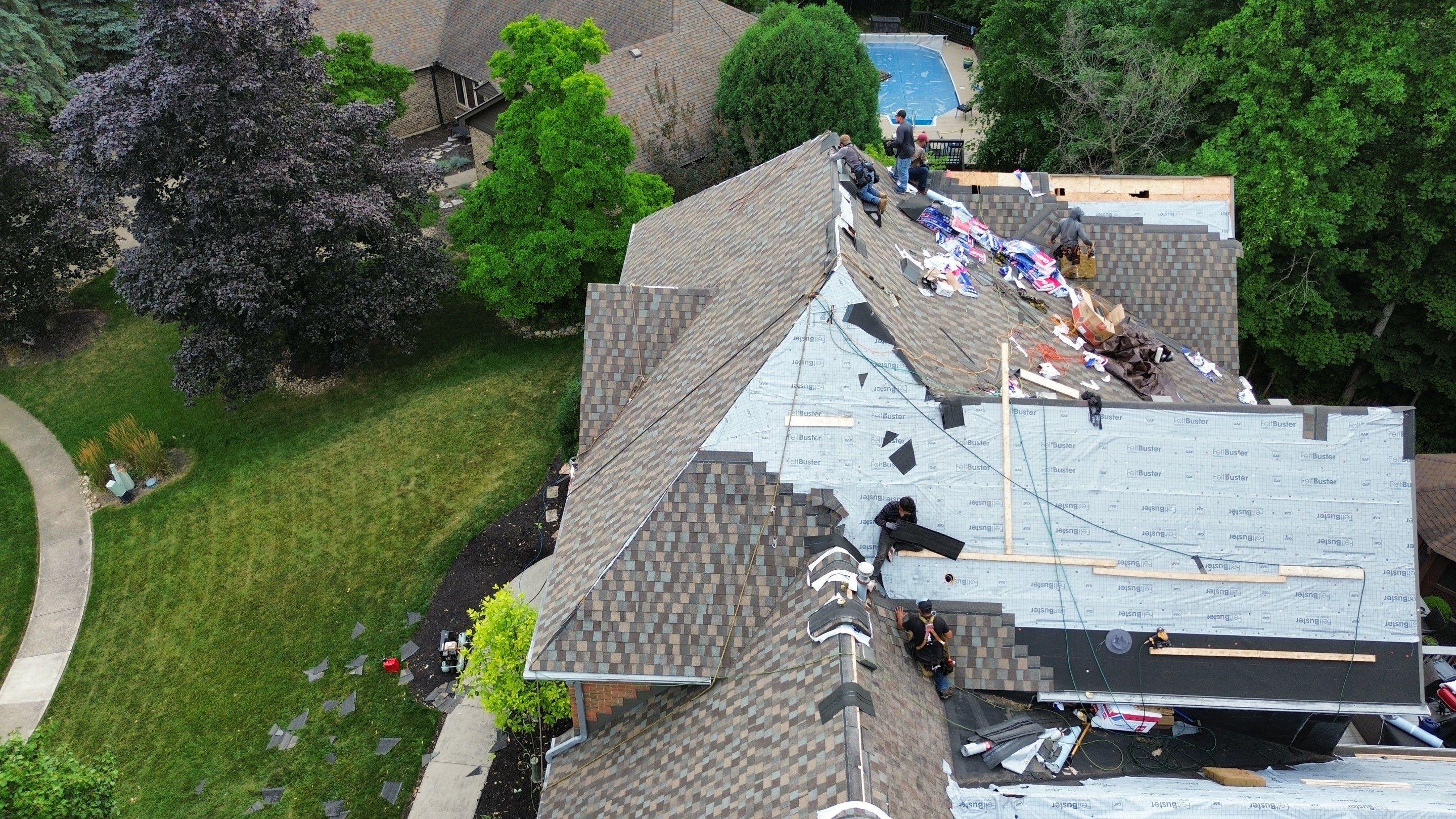 Residential Roofing Installation using Timberline HDZ Shingles - Cedar Falls by RoofX 