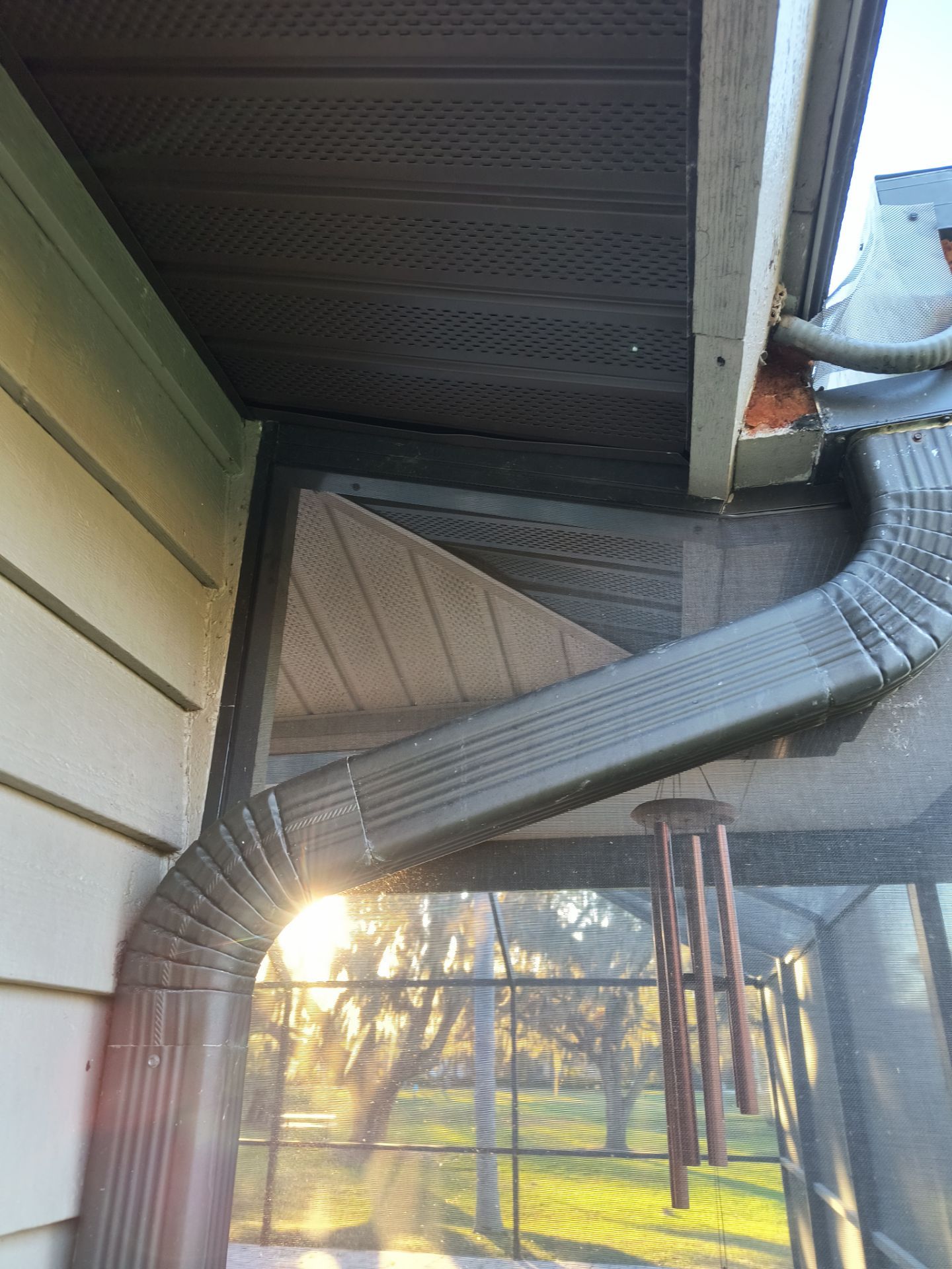 New Musket Brown Soffit Installation in Sarasota FL by Gutter Professors