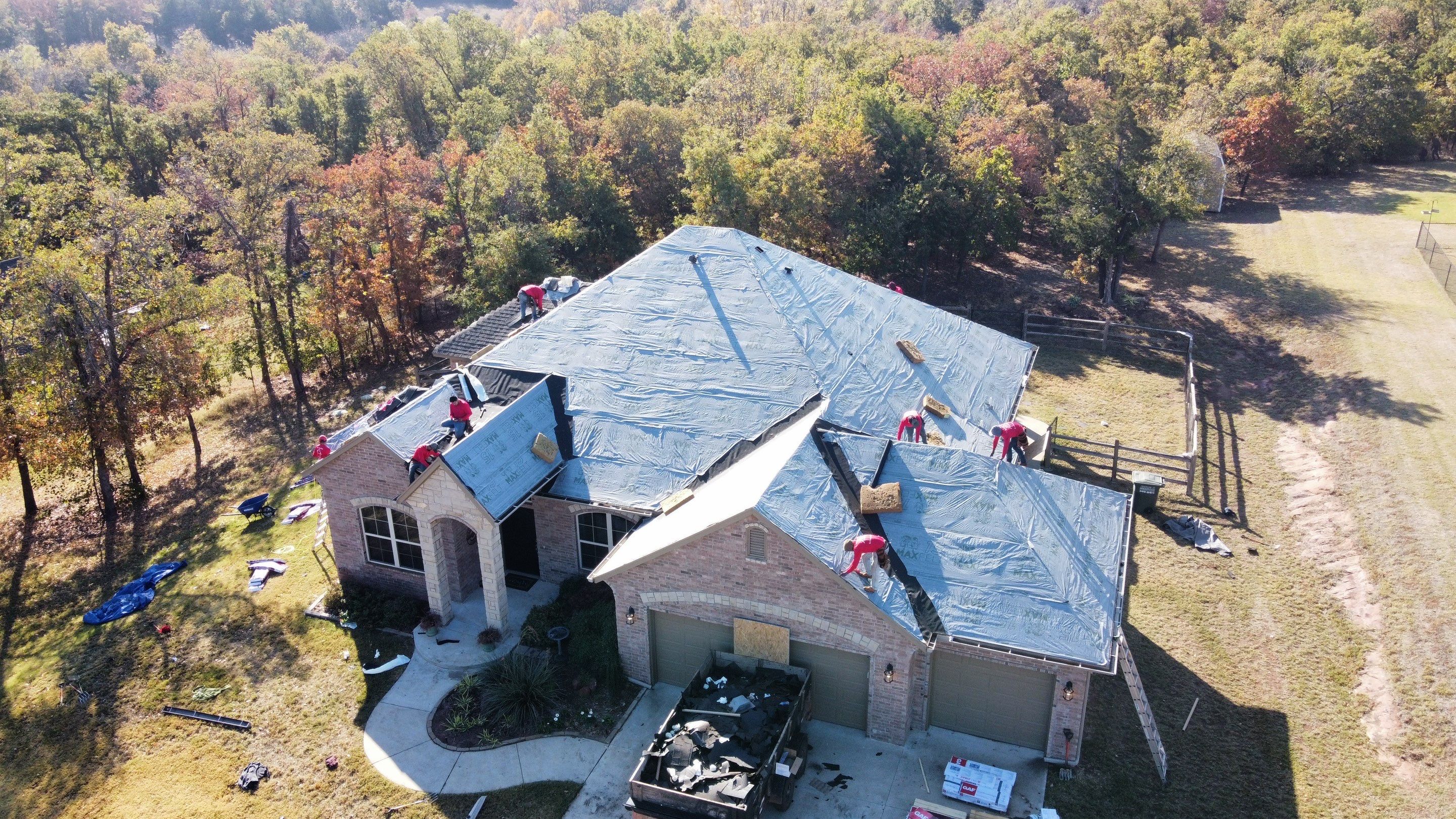 Residential Roofing Installation using GAF Natural Shadow  by A & H Roofing and Contracting