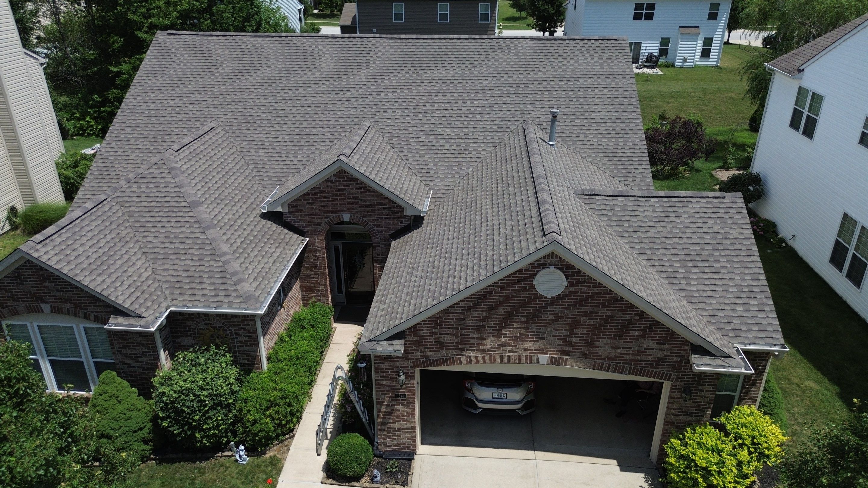 Project in Greenwood by Moss Roofing