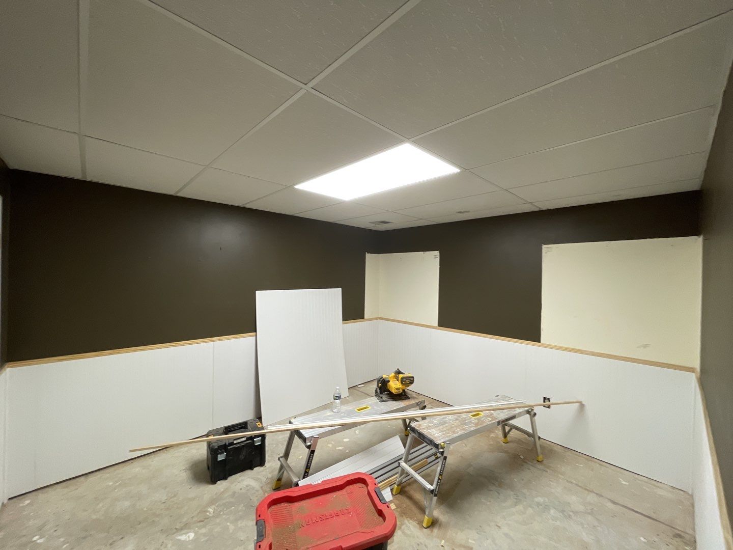 Russet Woods Basement by Pillar and Pine