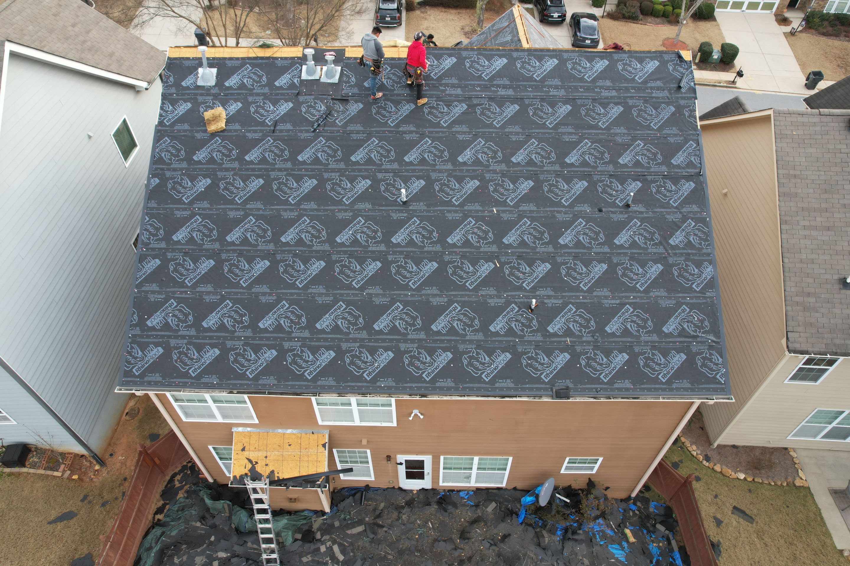 Residential Roofing Installation using Owens Corning by Inspector Roofing and Restoration