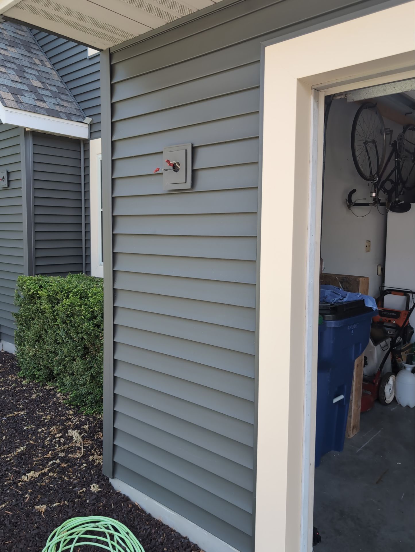 Bye Bye Cedar Siding ! Hello Misty Shadow! by Gellings Roofing and Siding LLC