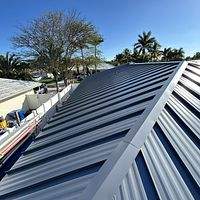 .032 Aluminum 1.5" Mechanical Seam Pre- Weathered  by Total Roofing System The Metal Roof Experts