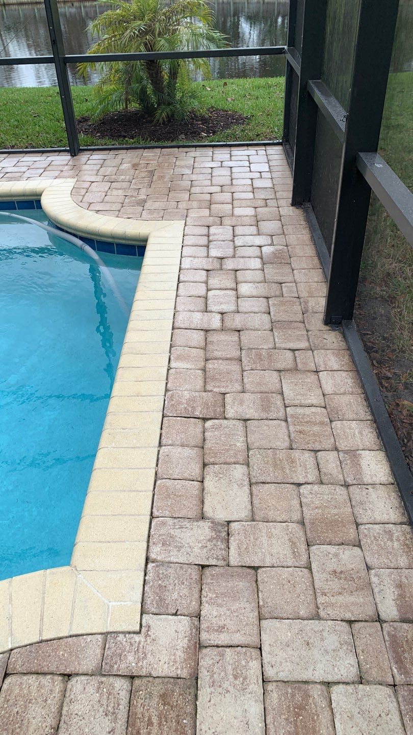 Pool Deck using Concrete Sealant by DuraSeal