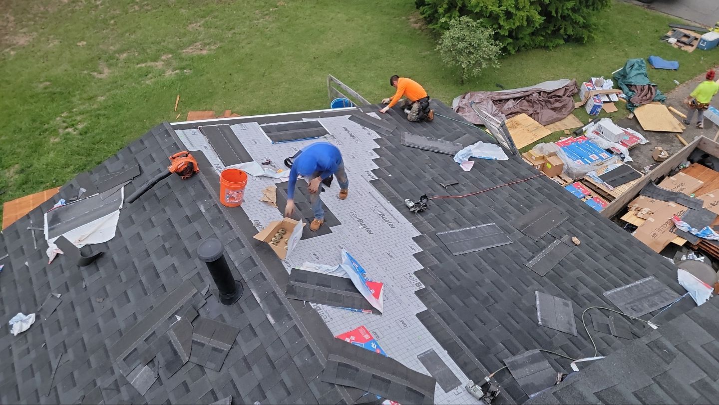 Roof and Solar Installation using GAF Timberline Solar HDZ by ExteriorPros