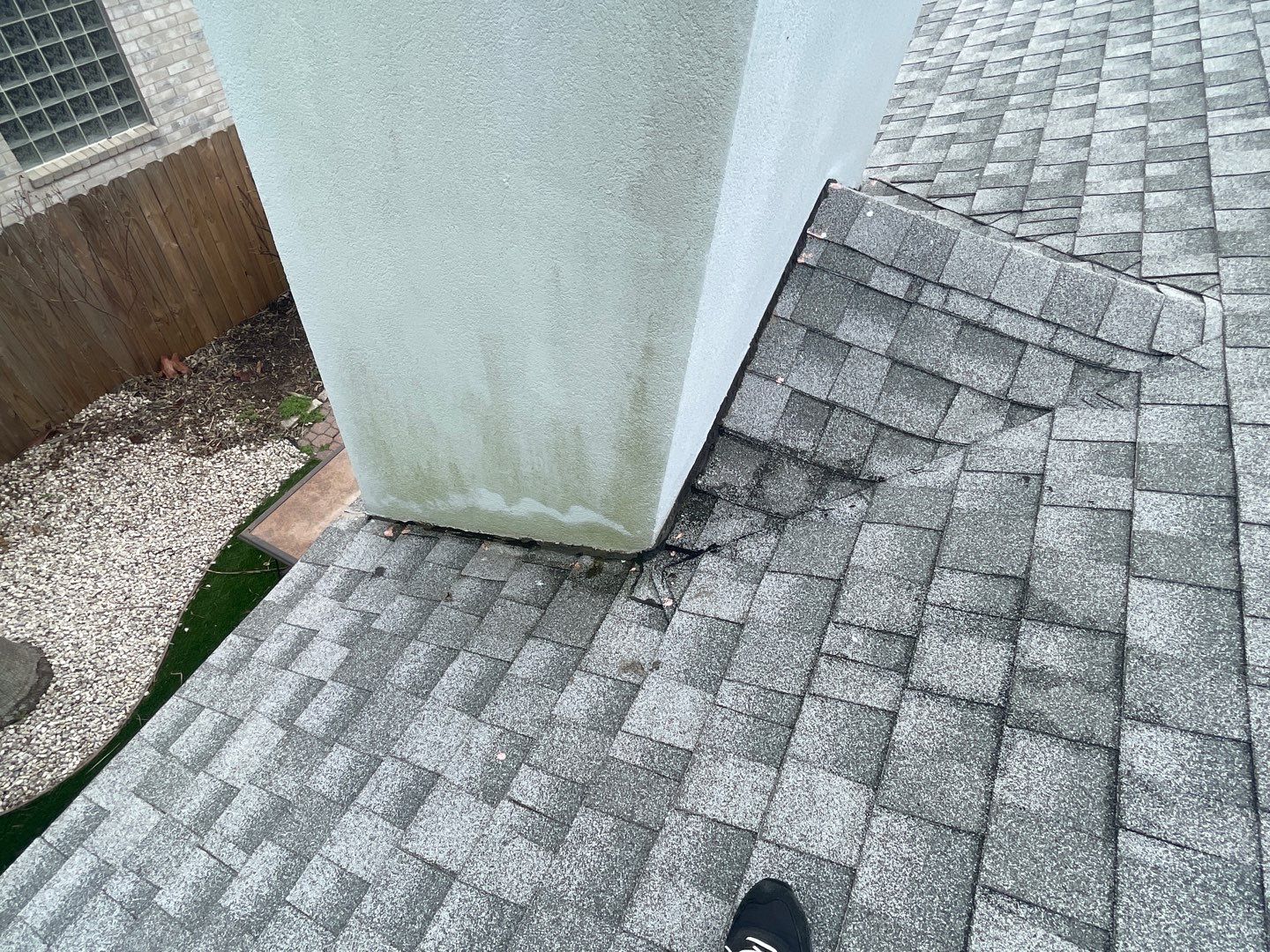 Residential Roofing Repair using Galvanized Chimney Cap & Chase by Lighthouse Roofing