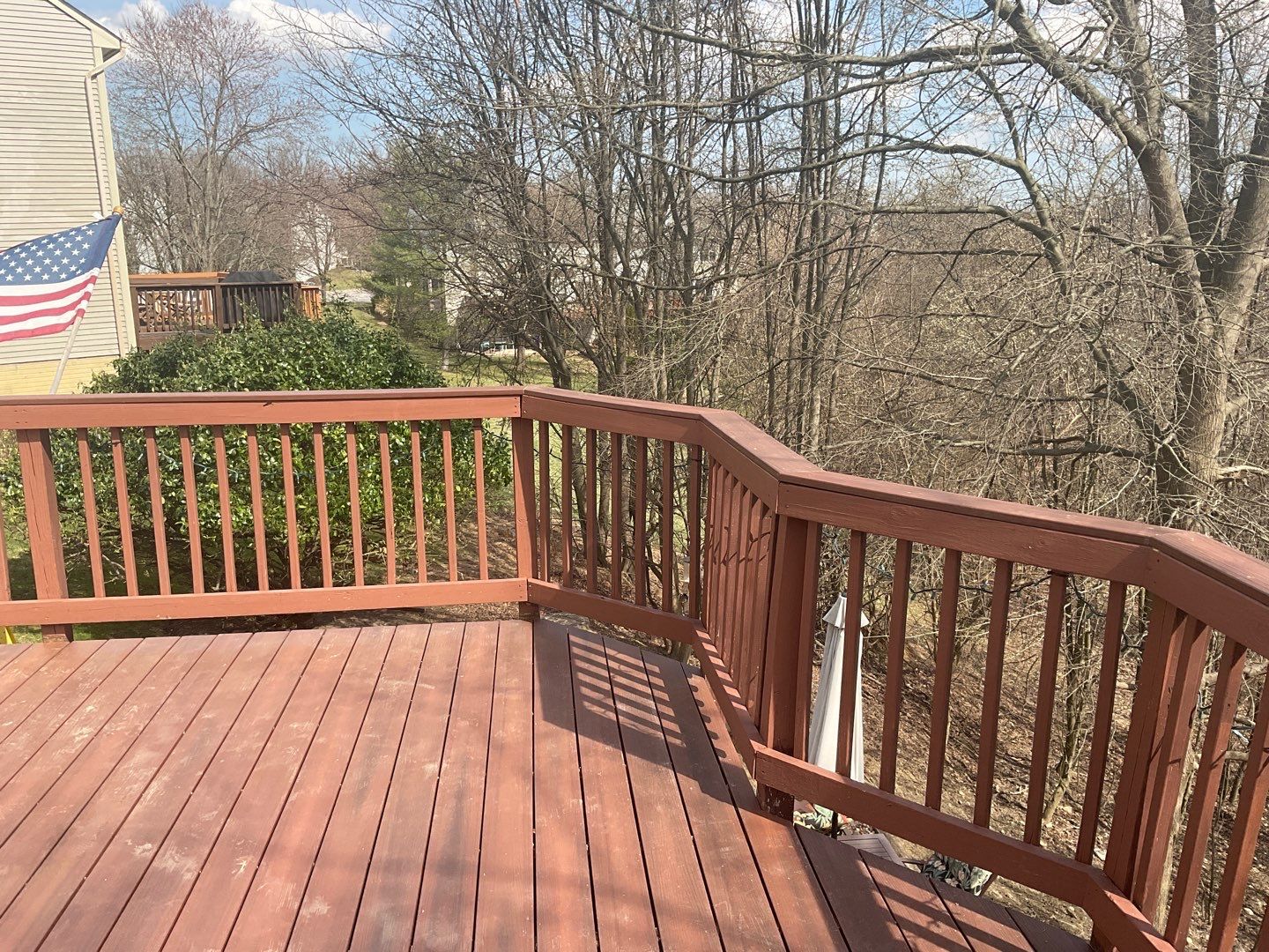 Deck Installation using New Composite Deck Board by Alpha Design Services