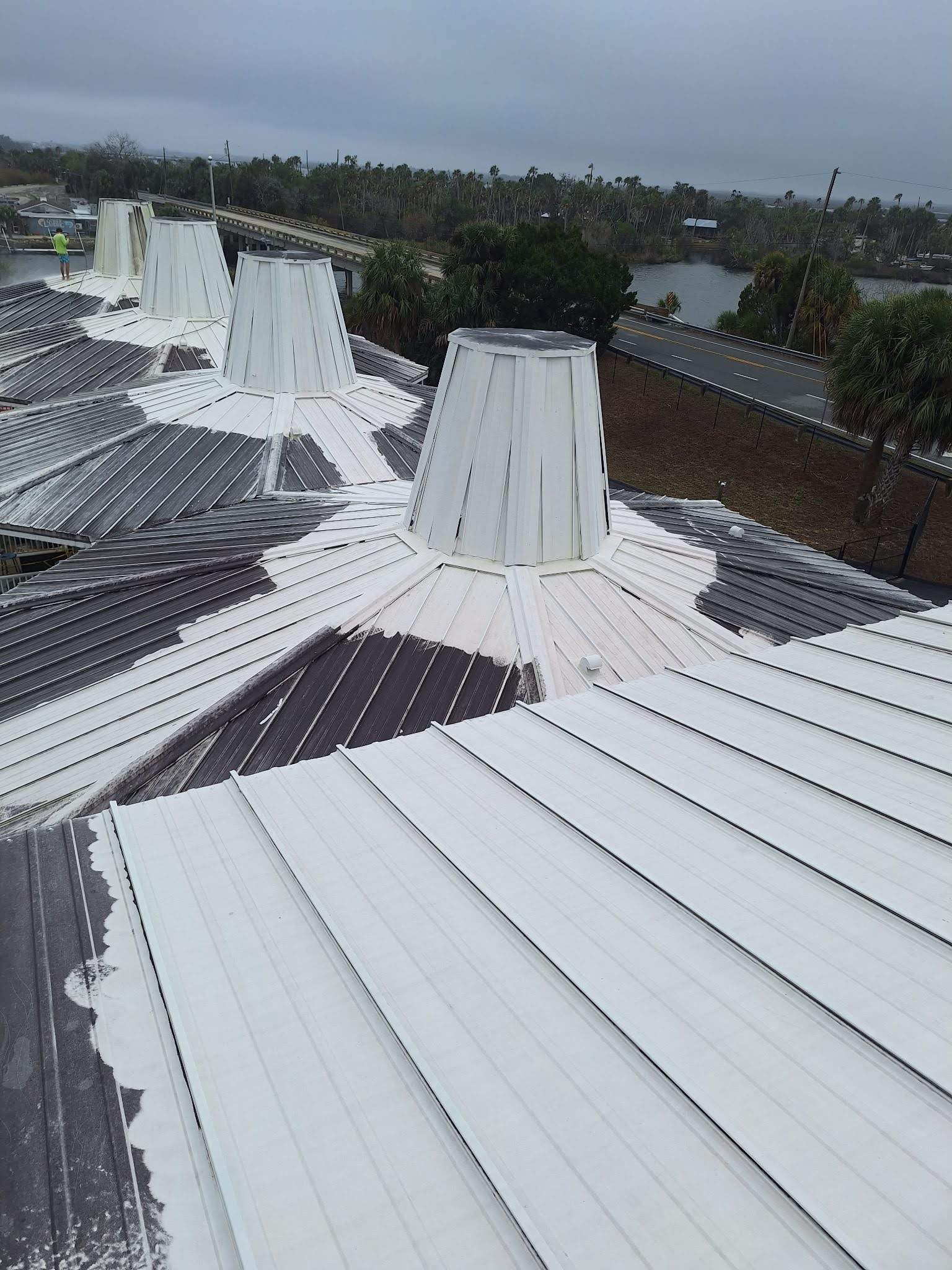 8,500 Sq Ft - Metal Roof Restoration in Crystal River by Southern Roof Solutions