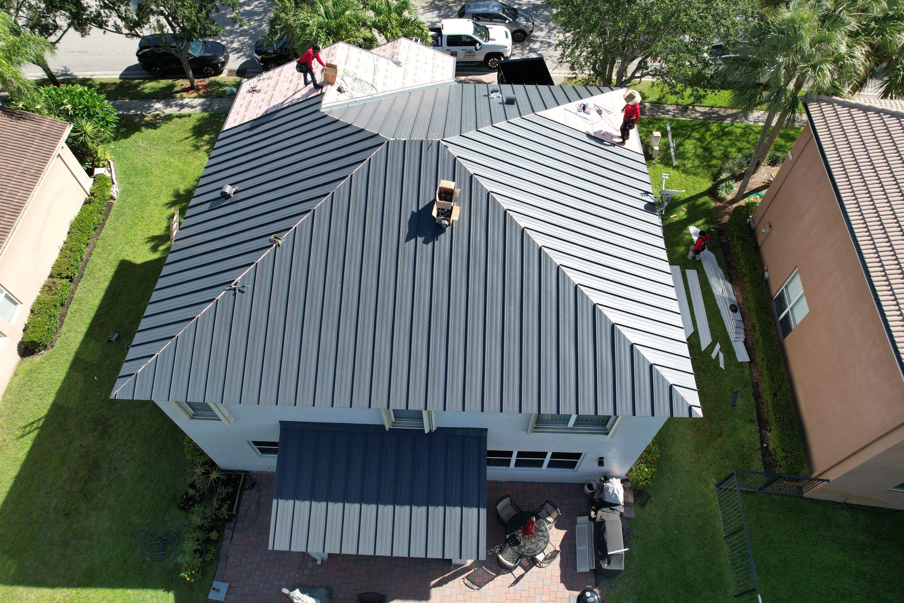 Series 1300 Englert Metal Roof in Weston by Roofing Recovery