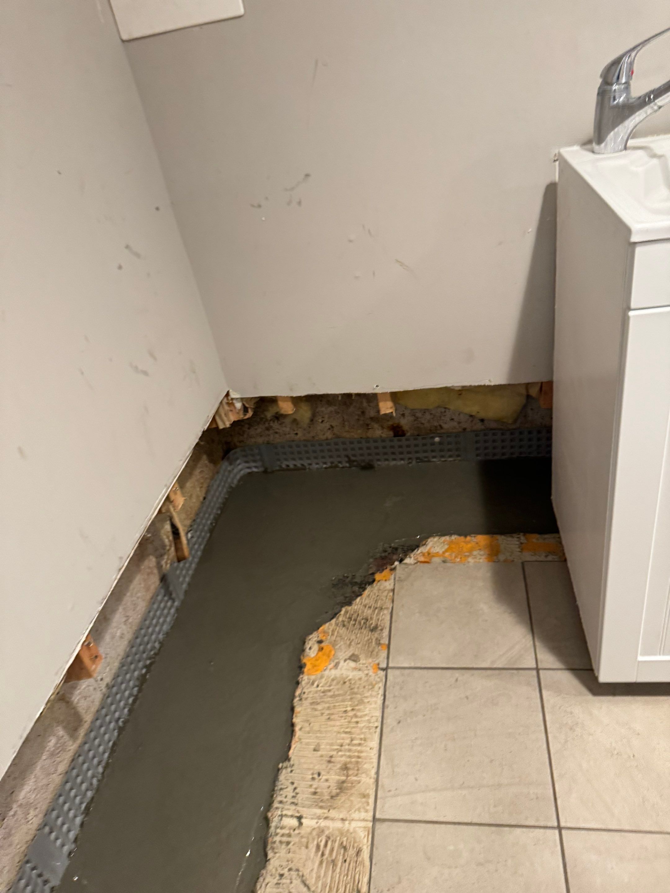 Interior French Drain Livingston NJ by Pure Service Pro, LLC 