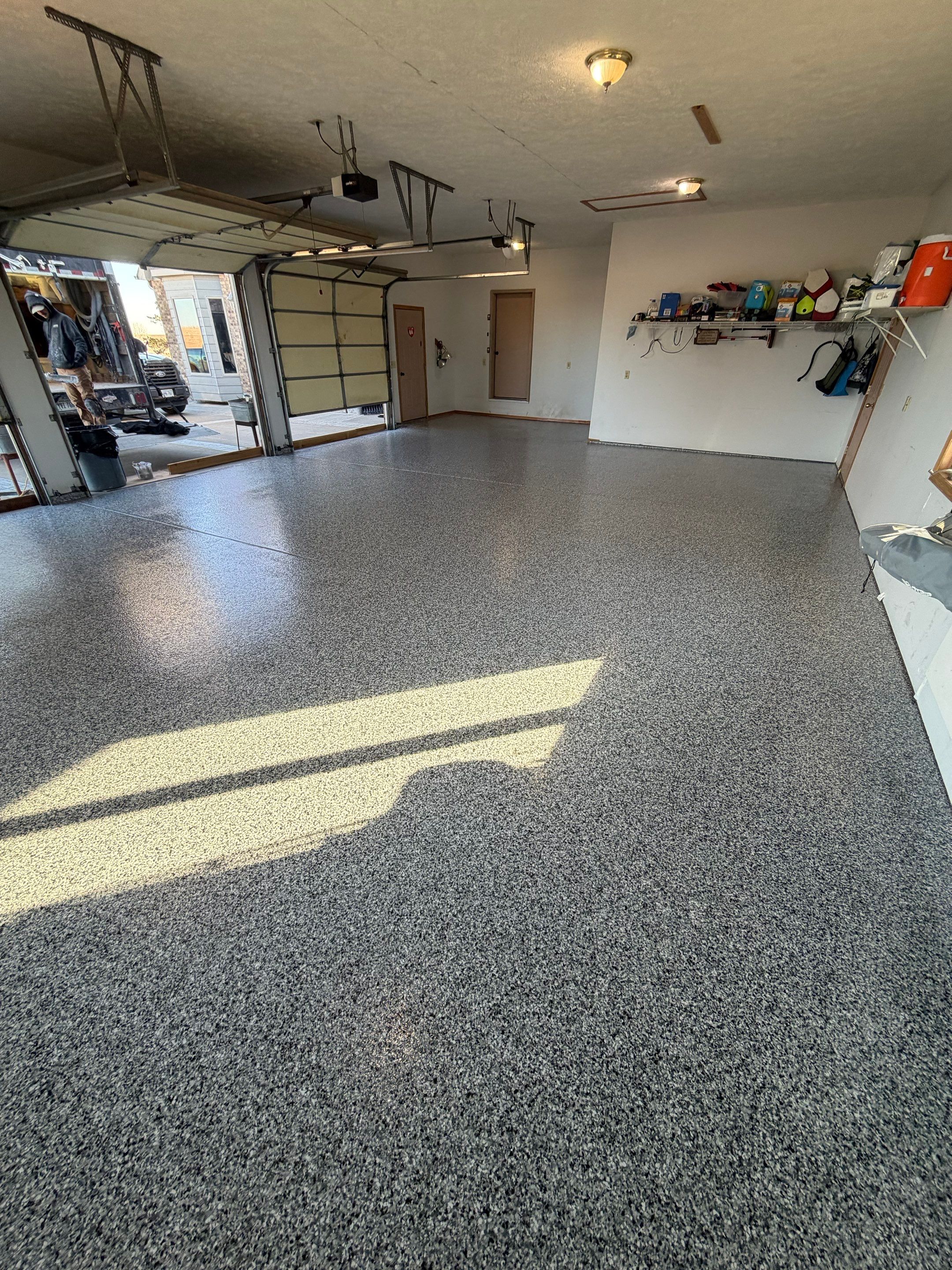 Brashed Gray by Granite Garage Floors