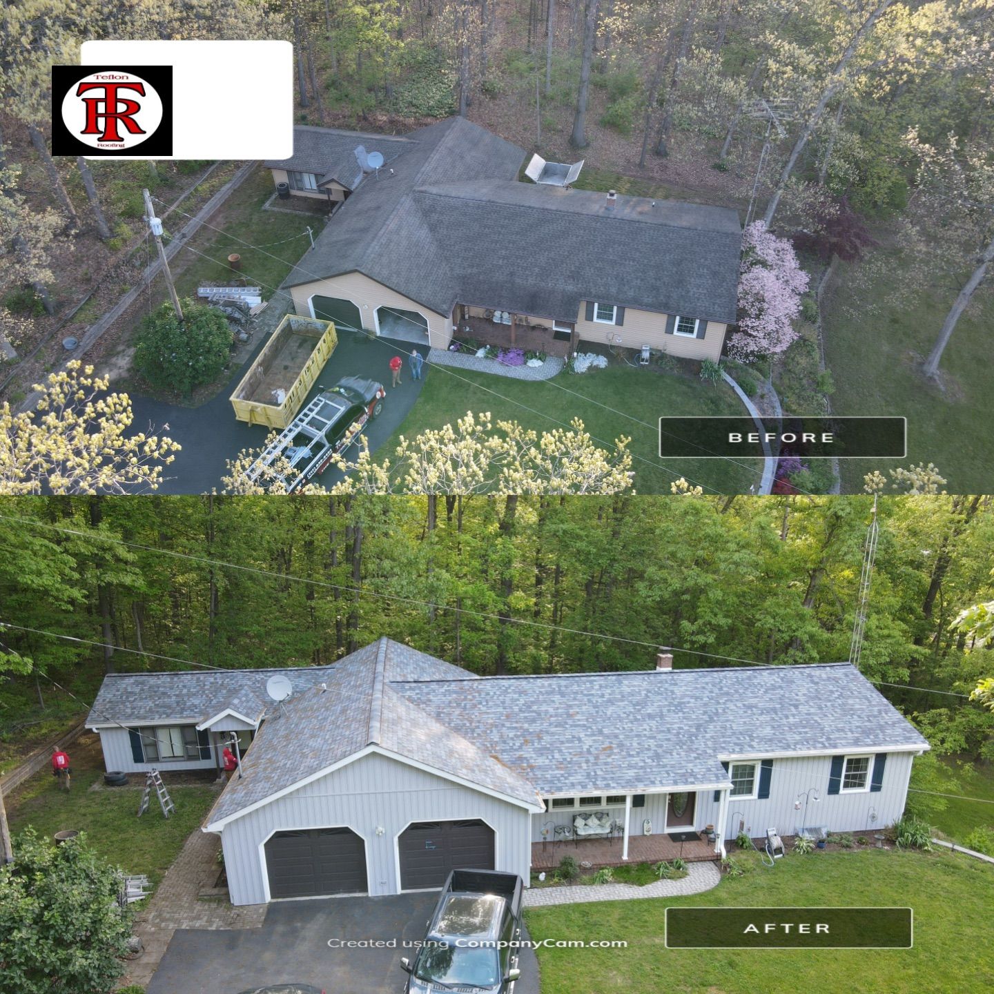 Complete exterior remodel by Teflon Roofing