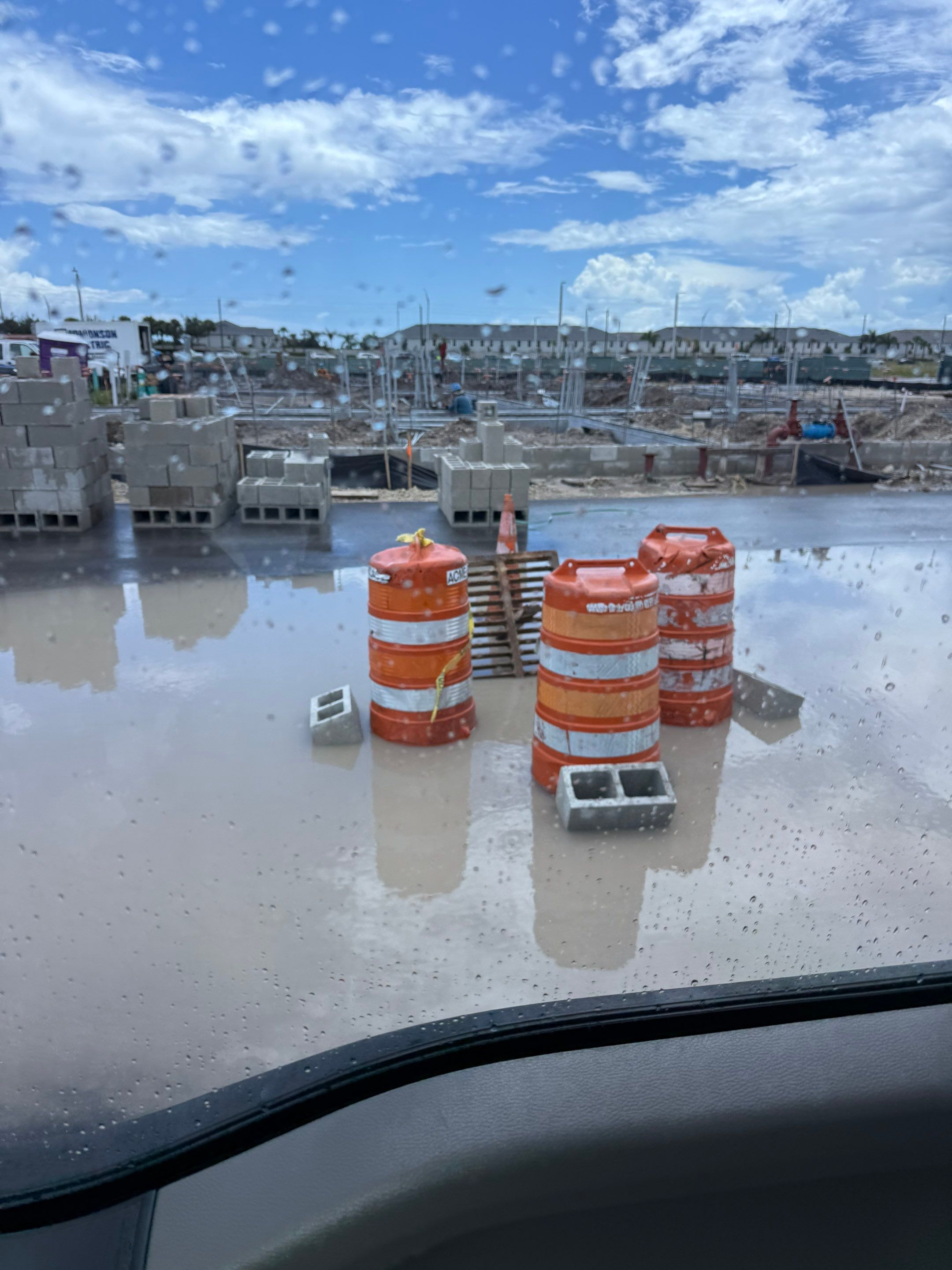 Cleaning Clogged Construction Site Catch Basins by APS Power & Water