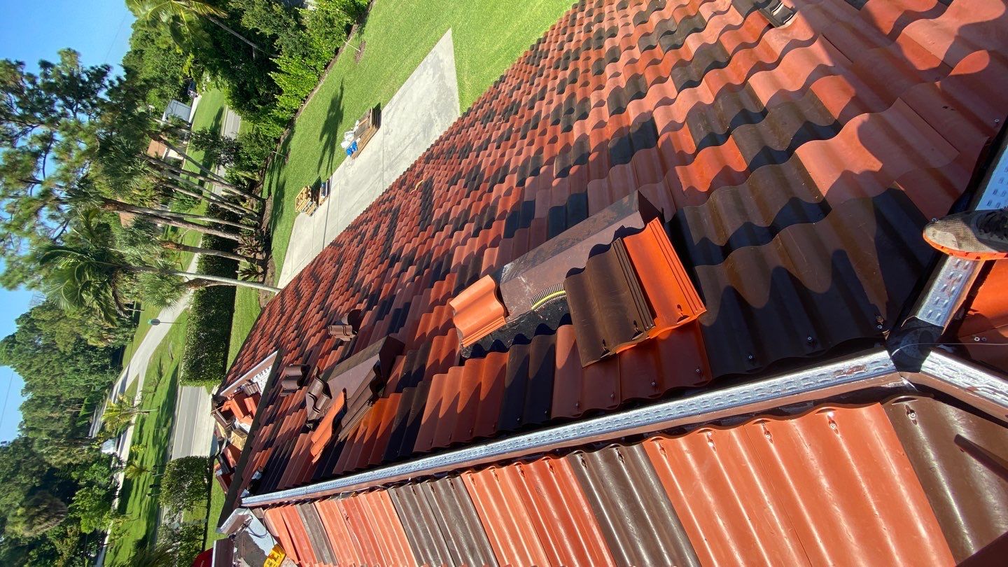 Residential Roofing Installation using Brava Spanish Tile in West Palm Beach by International Roofing