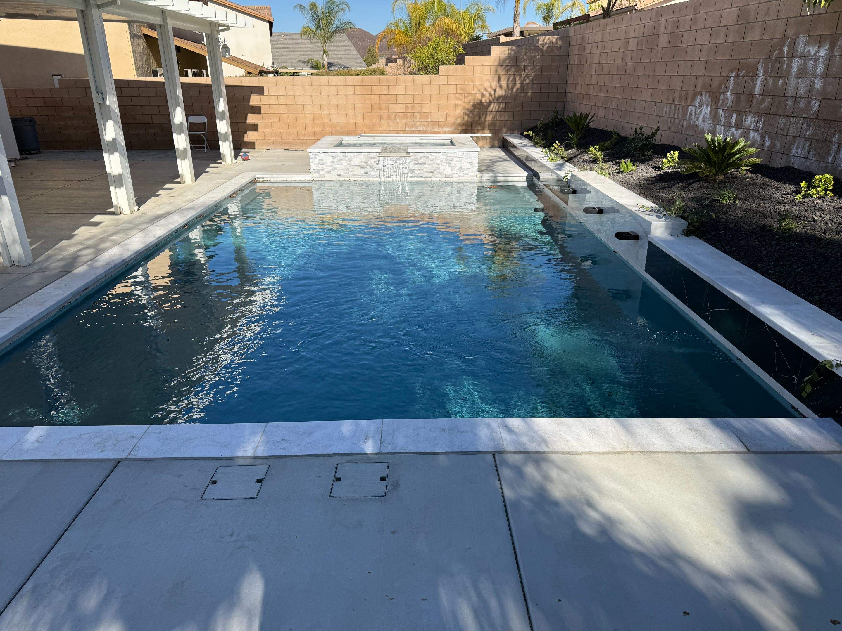 Pool and spa by Premier Pools and Spas Temecula