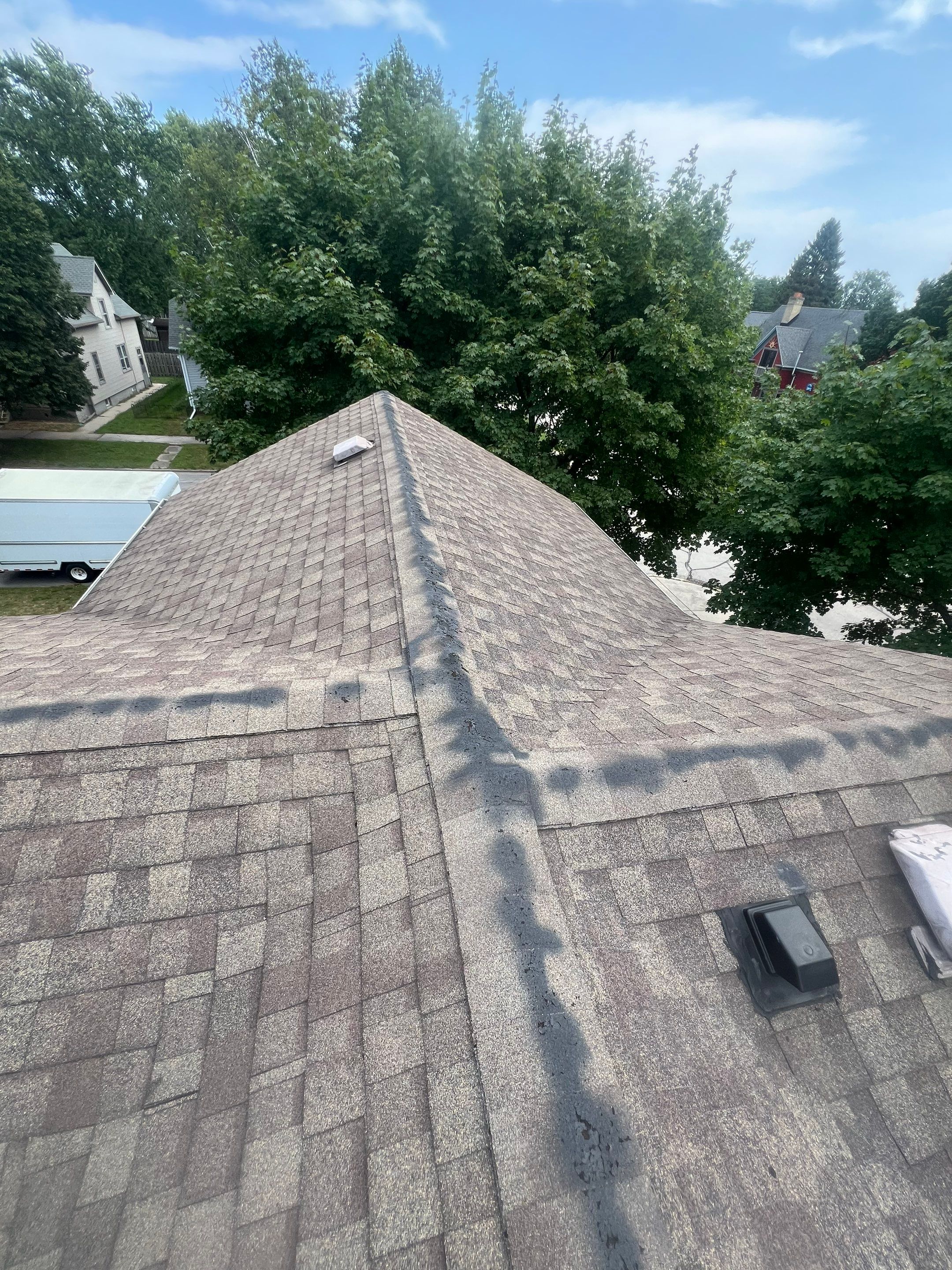 Residential Roofing Installation using GAF HDZ shingles by Gellings Roofing and Siding LLC