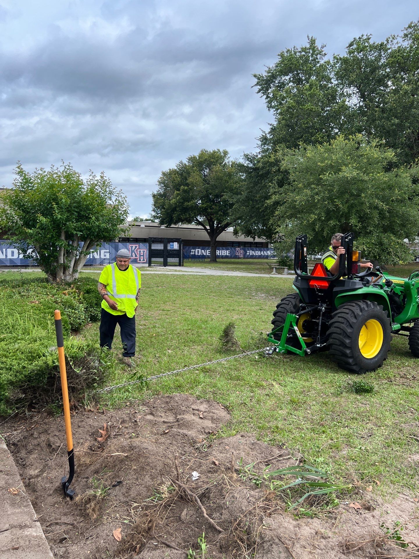 Landscape Install | Keystone Heights HS by ProGreen Services
