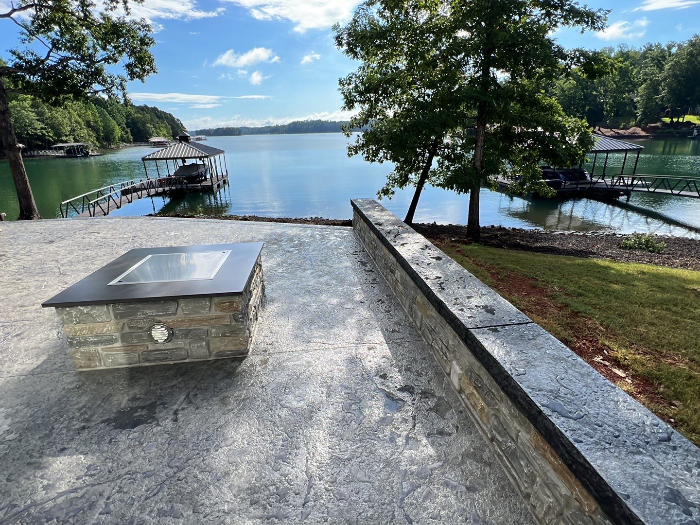 Stamped Concrete Patio by Xtreme Concrete Services