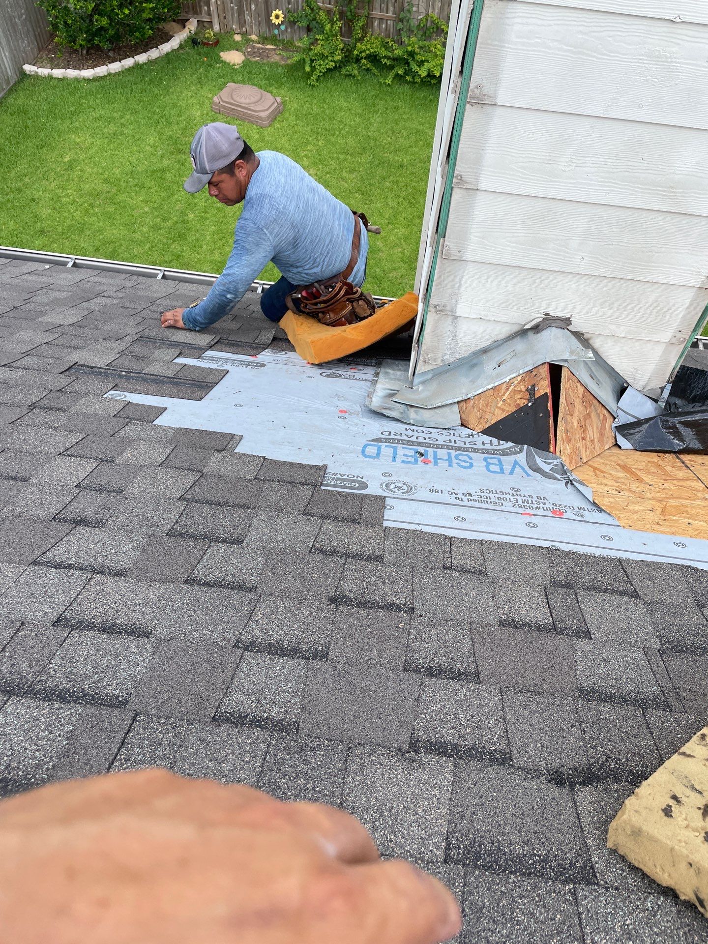Hail Damage using Owen's Corning Duration (Lifetime) Shingles by Roof Repair Services LLC