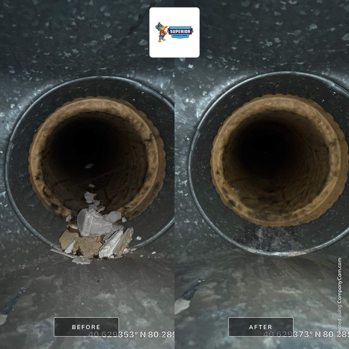 Air Duct Cleaning With a Vacuum Truck in Aliquippa, PA by Superior Air Duct Cleaning