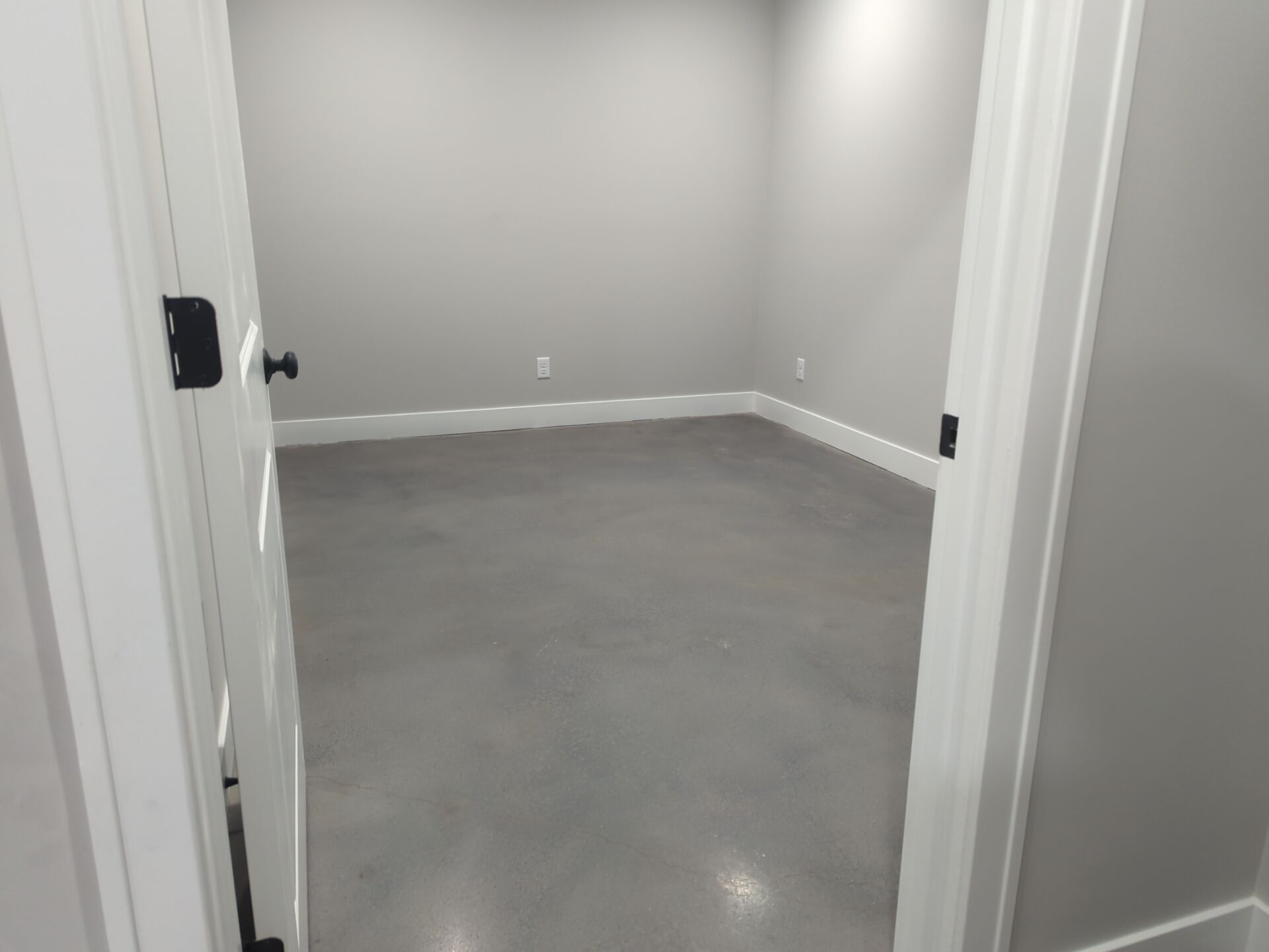 Lee's Summit -- Polished Concrete with Grey Dye by Big Red Decorative Concrete, LLC